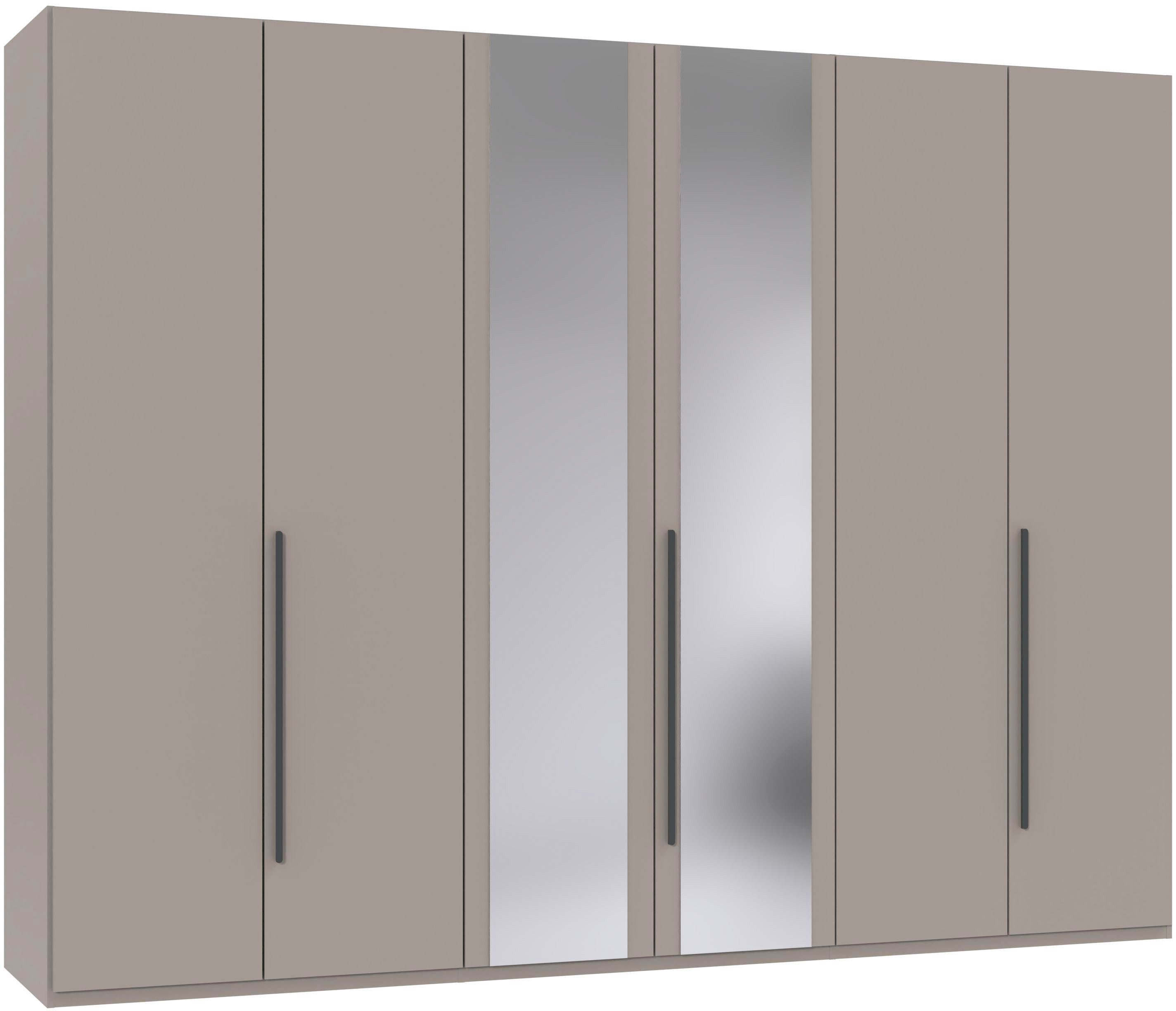 Wimex Drehtürenschrank London in den Breiten 180cm, 225cm und 270cm erhältlich, inkl. Spiegel Kleiderschrank wahlweise mit Basic- o. Premium-Ausstattung erhältlich