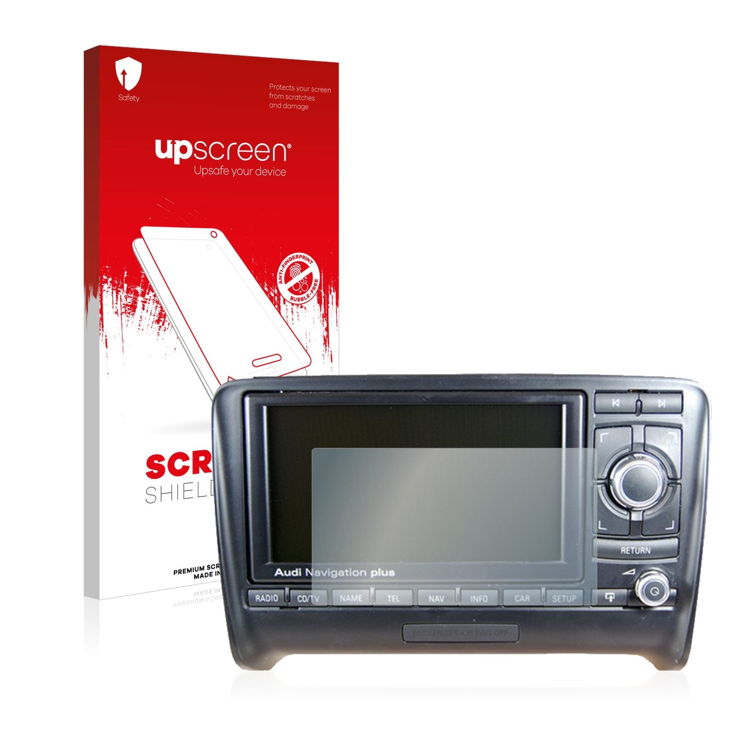 upscreen Schutzfolie für Audi R8 42 2008-2015 RNS-E, Displayschutzfolie, Folie klar Anti-Scratch Anti-Fingerprint