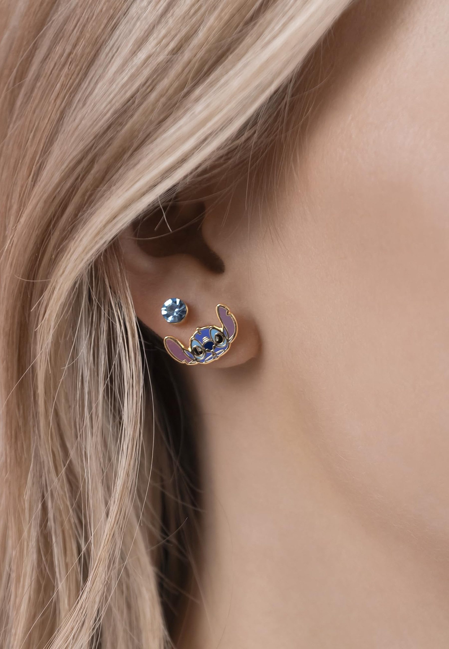 DISNEY Jewelry Fingerring Disney Lilo & Stitch 3 Stück Ohrring-Set (Set)