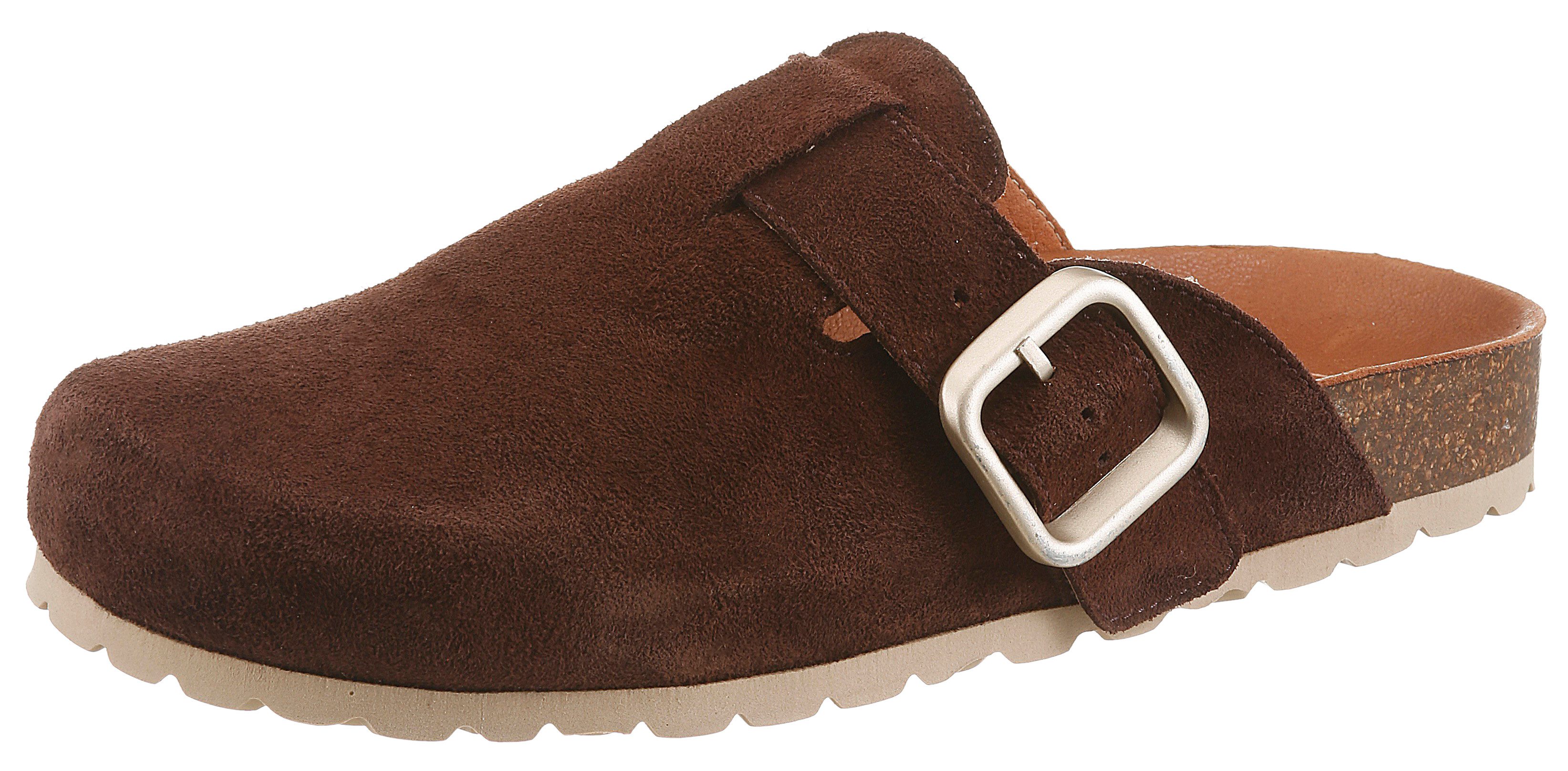 VERBENAS RIO SERRAJE Clog Hausschuh, Sommerschuh, Schlupfschuh mit verstellbarer Schnalle
