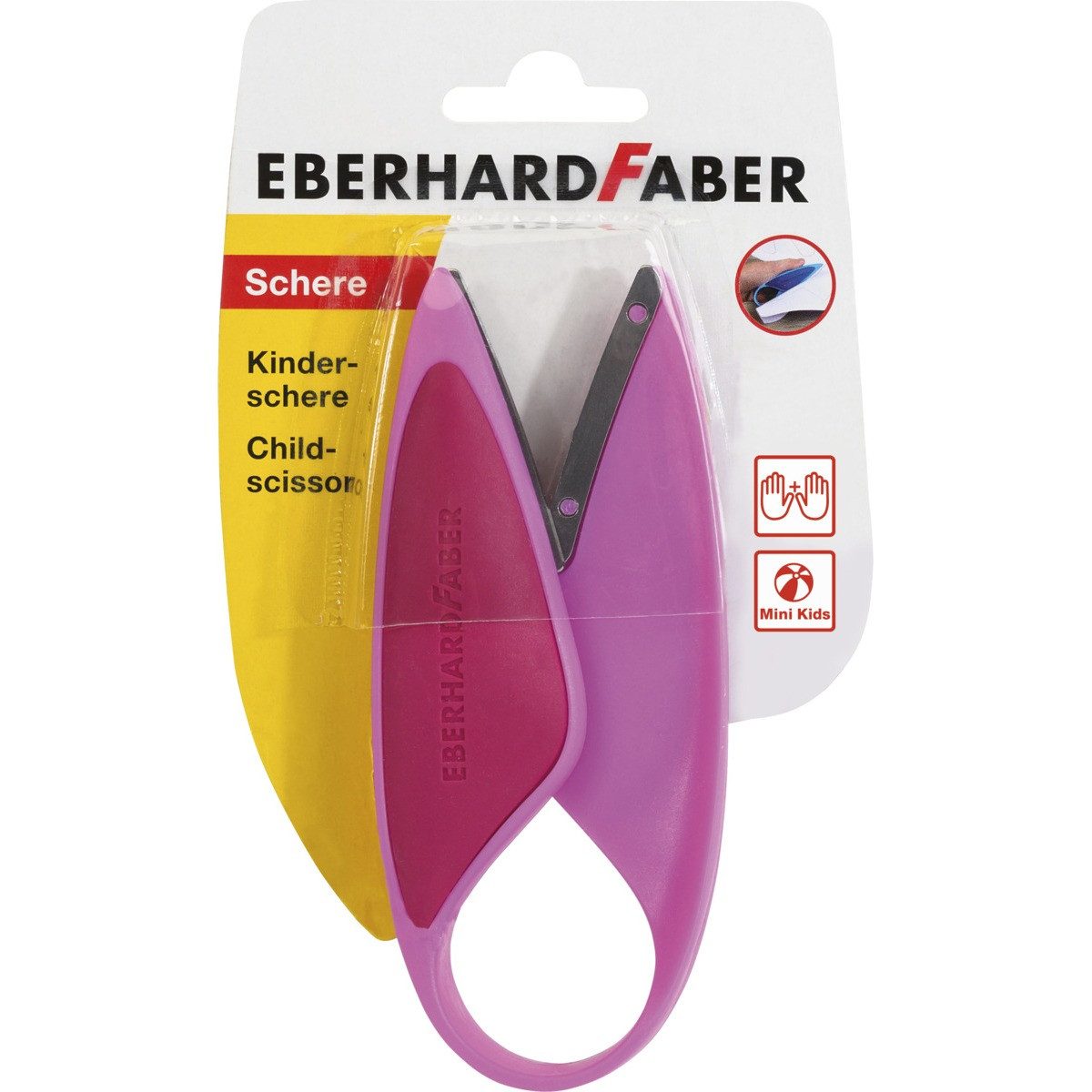 Eberhard Faber Scheren-Set EBERHARD FABER Schere Mini Kids pink