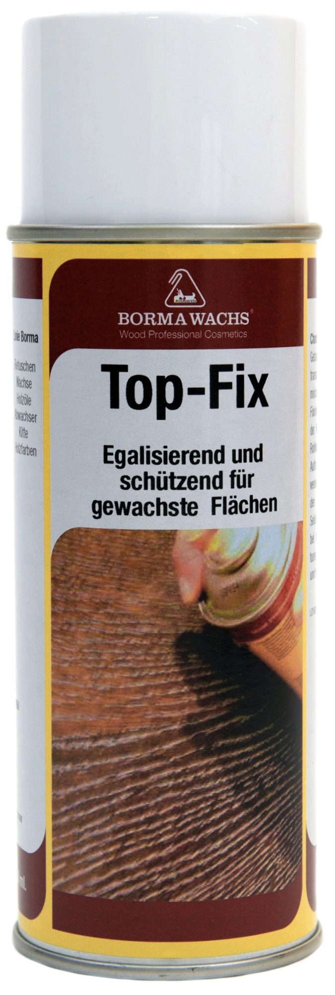 BORMA TOP FIX Spray 400ml Sprühwachs, Pflegt und schützt Holz mit natürlichem Bienen- und Carnaubawachs