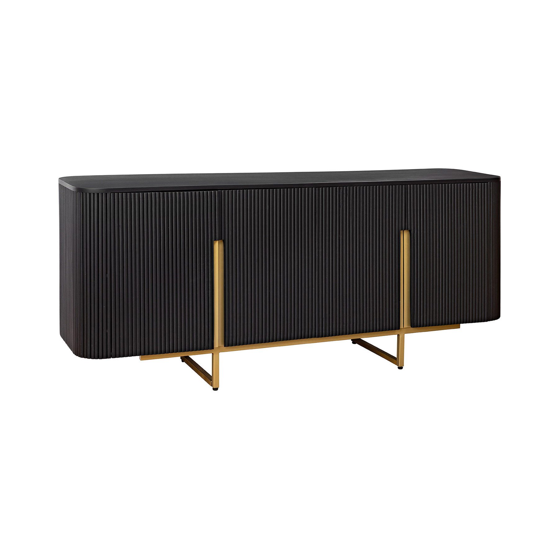 riess-ambiente Sideboard GATSBY 160cm schwarz / günstig online kaufen