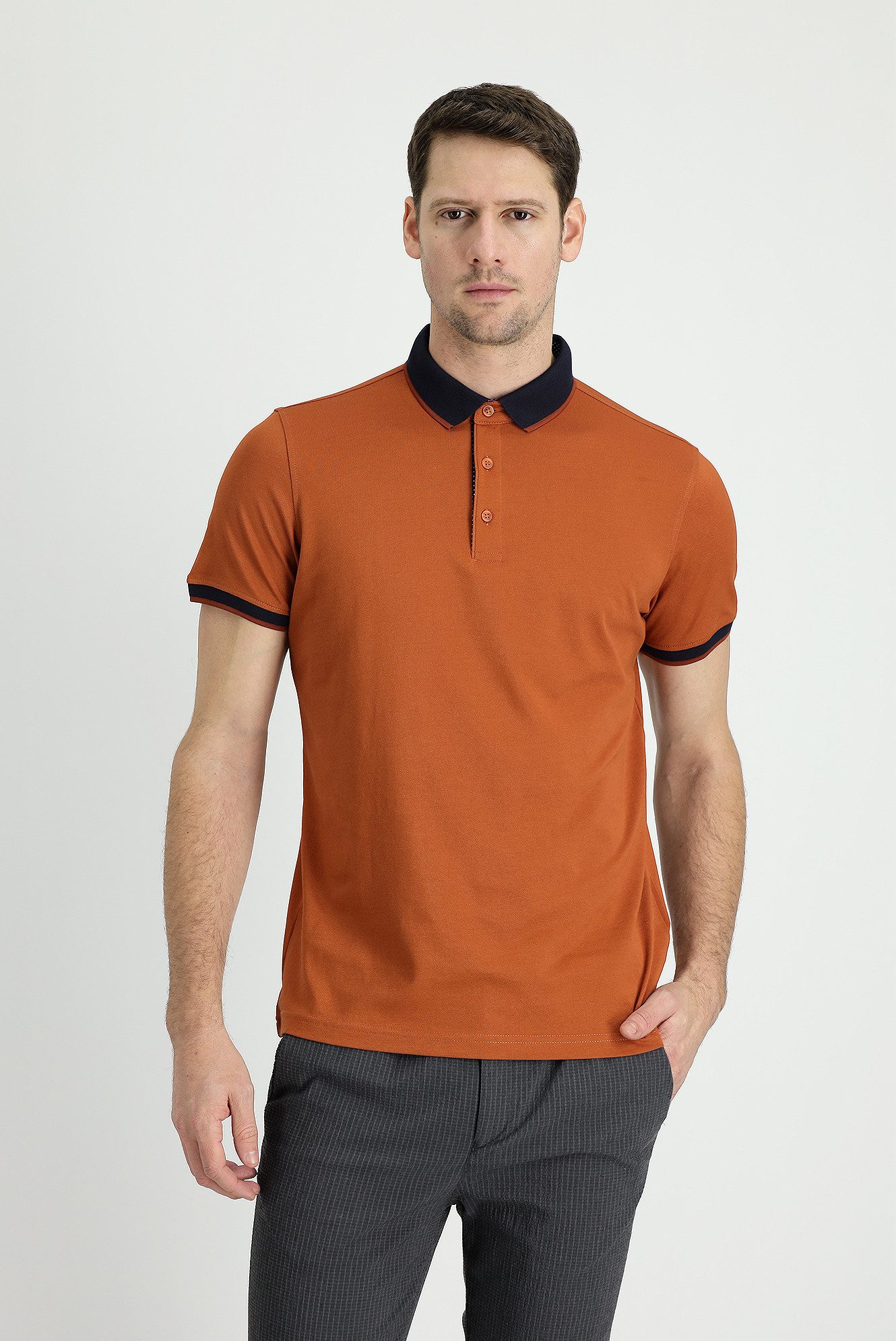 KIGILI Poloshirt Regular Fit Polo-Shirt für günstig online kaufen