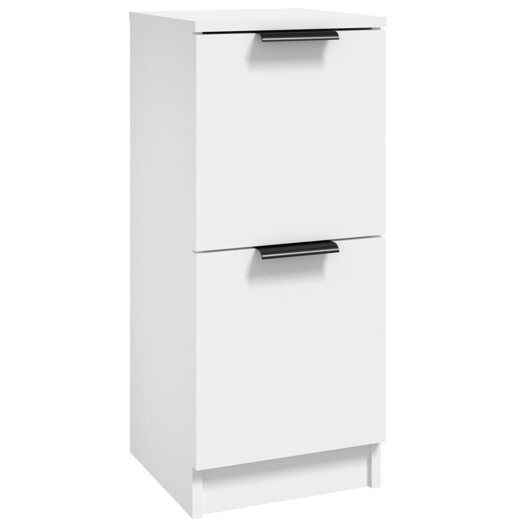 vidaXL Sideboard NA Sideboard Weiß 30x30x70 cm stabil aus Spanplatte für Wohnzimmer und