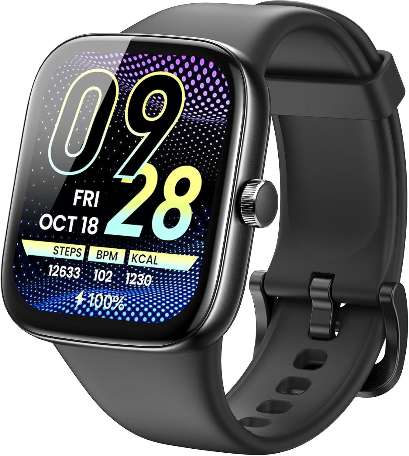 TOZO S7 Smartwatch (4,7 cm, android ios), Smartwatch mit AMOLED Display Fitnessfunktionen Sportmodi wasserdicht