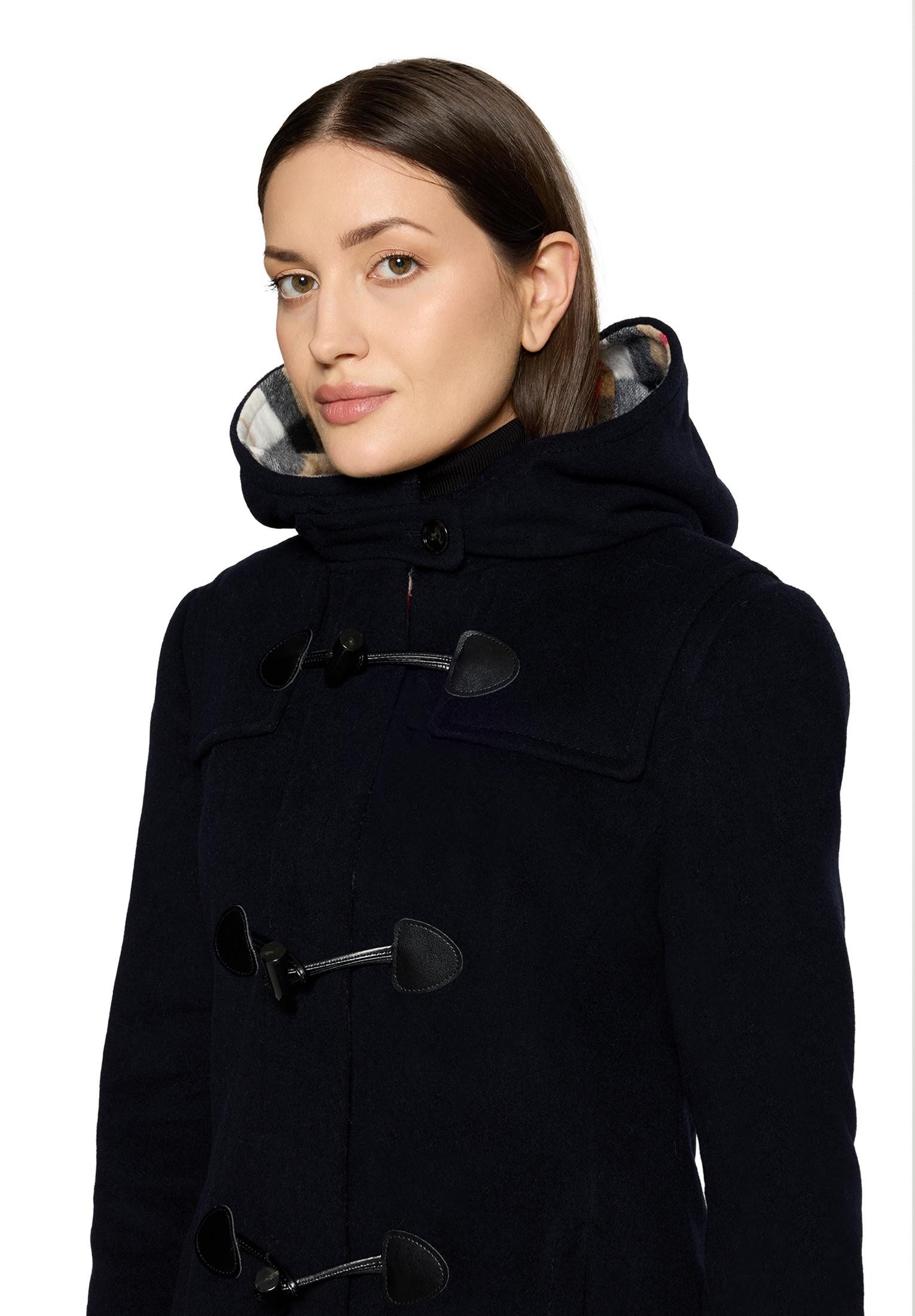 Gil Bret Dufflecoat Dufflecoat mit Kapuze und Wolle/Kaschmir