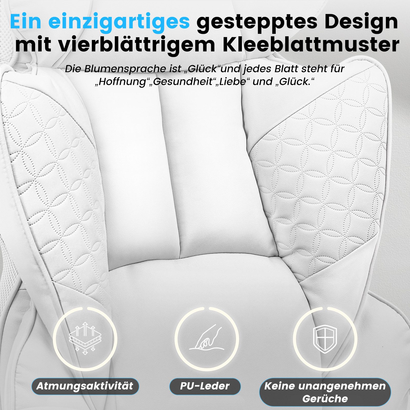 GTPLAYER Bürostuhl Gaming Stuhl Gamer Stuhl gaming stuhl Schreibtischstuhl Chefsessel, Bequeme Sitzkissen