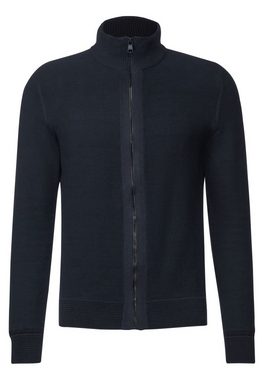 STREET ONE MEN Strickjacke mit Stehkragen