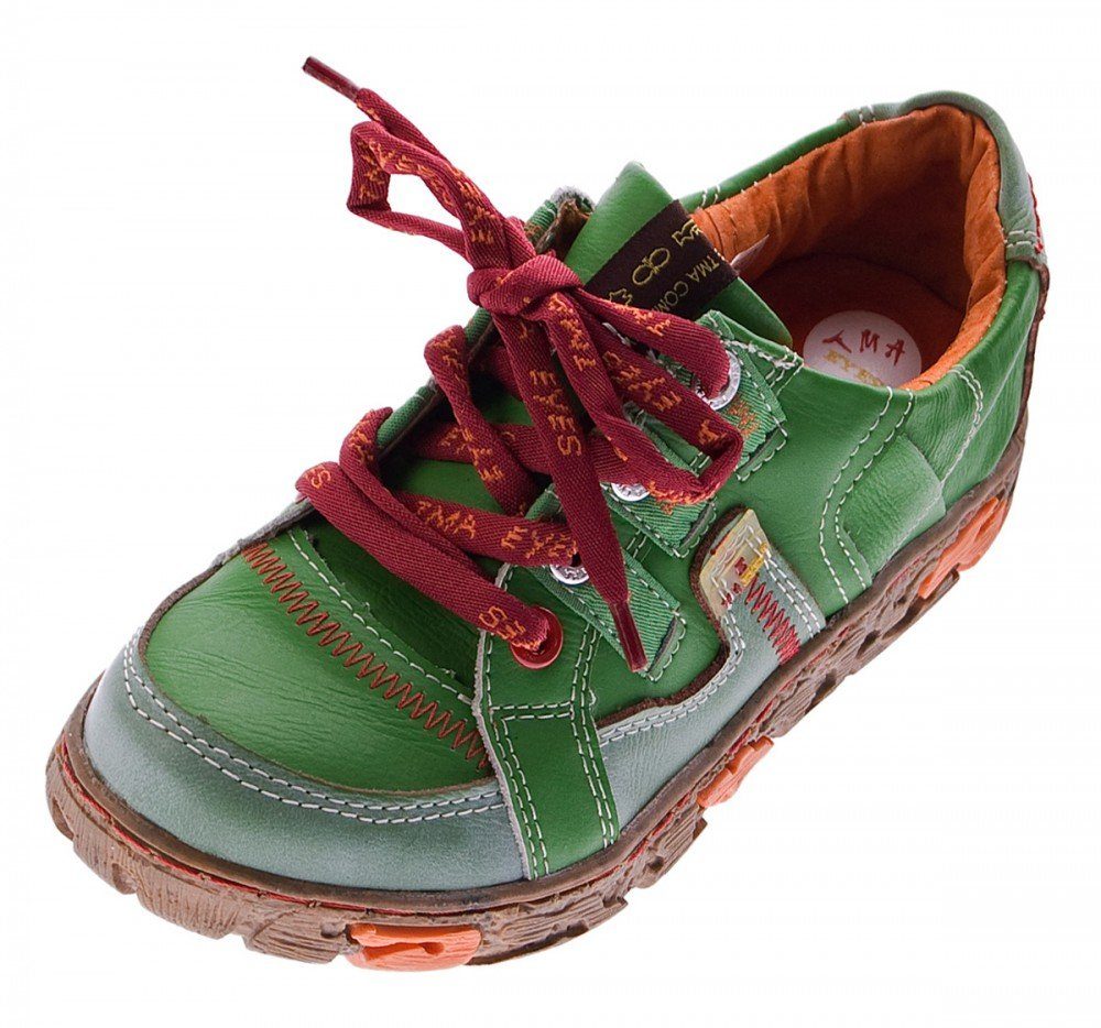 TMA »Damen Leder Schuhe TMA 4181 Sneaker Halbschuhe« Schnürschuh  Ungefüttert, Used Look online kaufen | OTTO