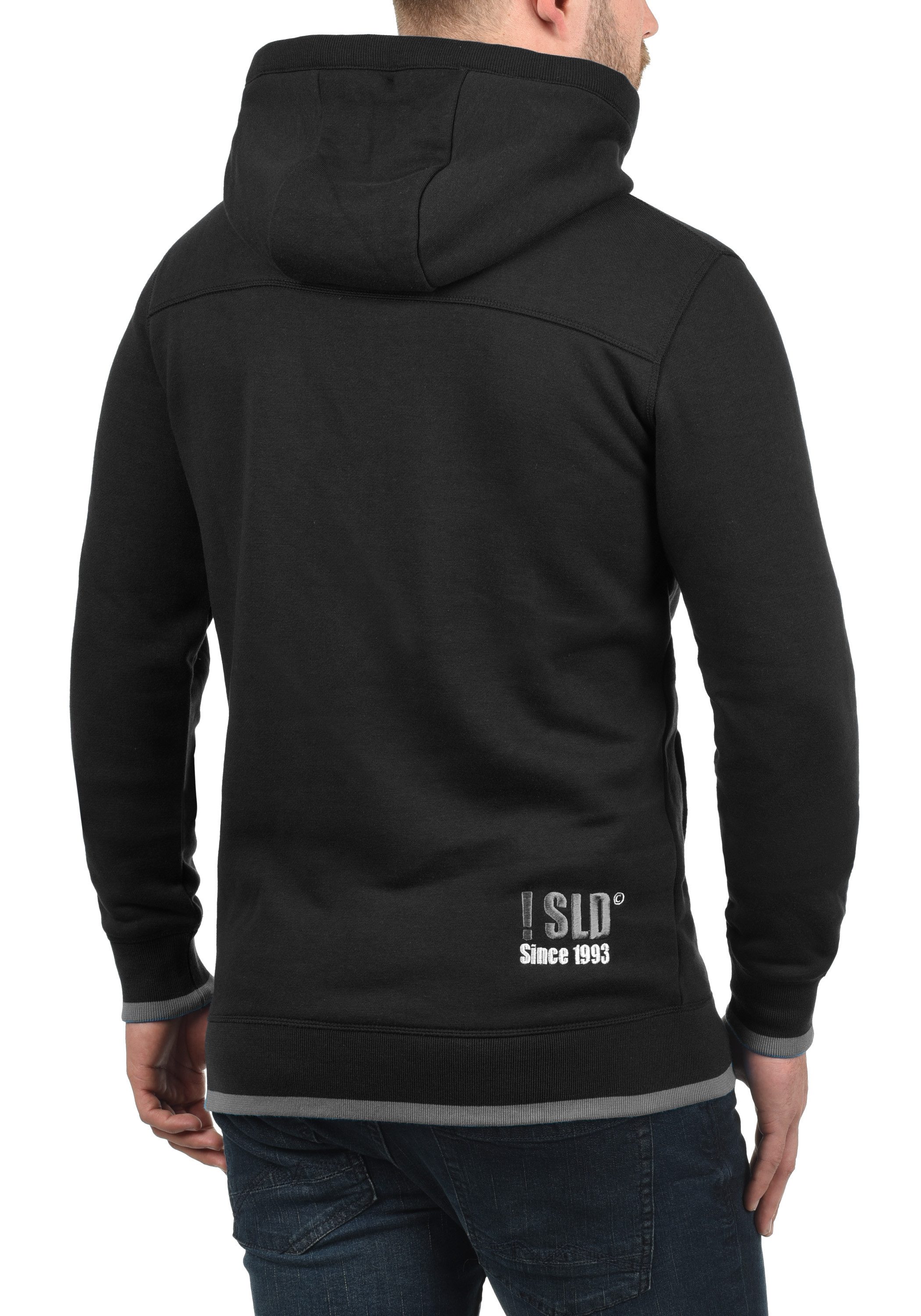 !Solid Hoodie SDBenjamin Hood Kapuzensweatshirt mit Cross-Over Kragen
