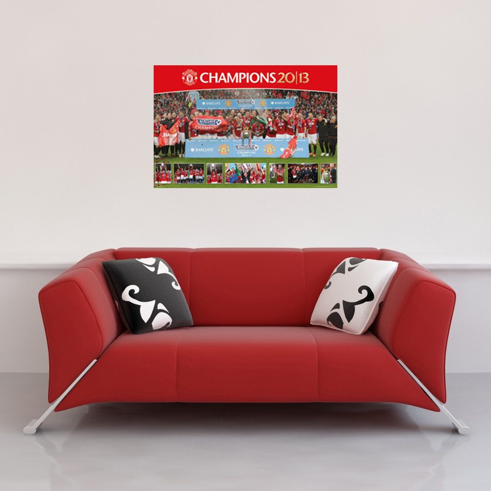 Poster Fußball - Poster - Manchester United - Premiership 12/13