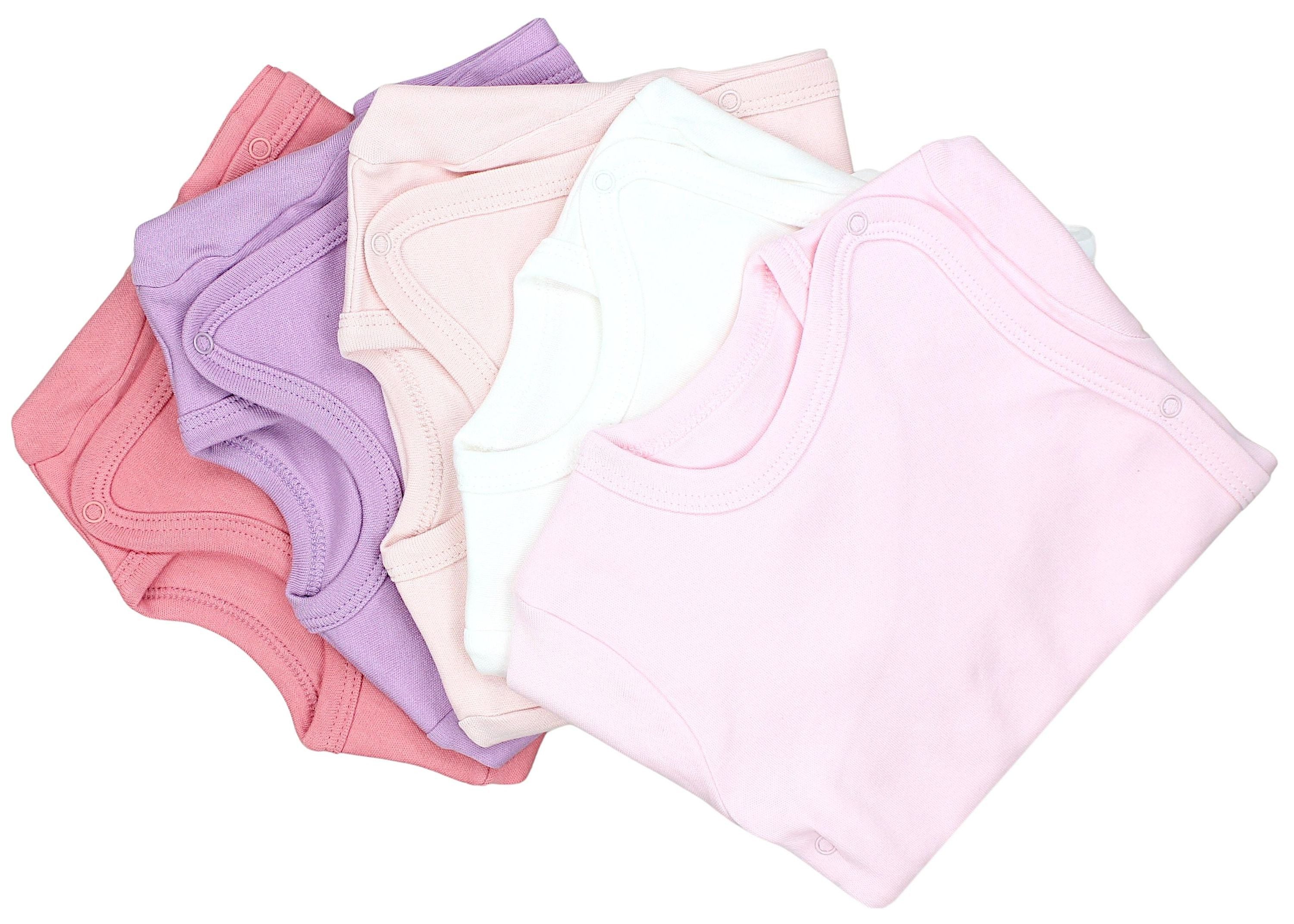 TupTam Langarmwickelbody TupTam Baby Unisex Langarm Wickelbody im 5er Set