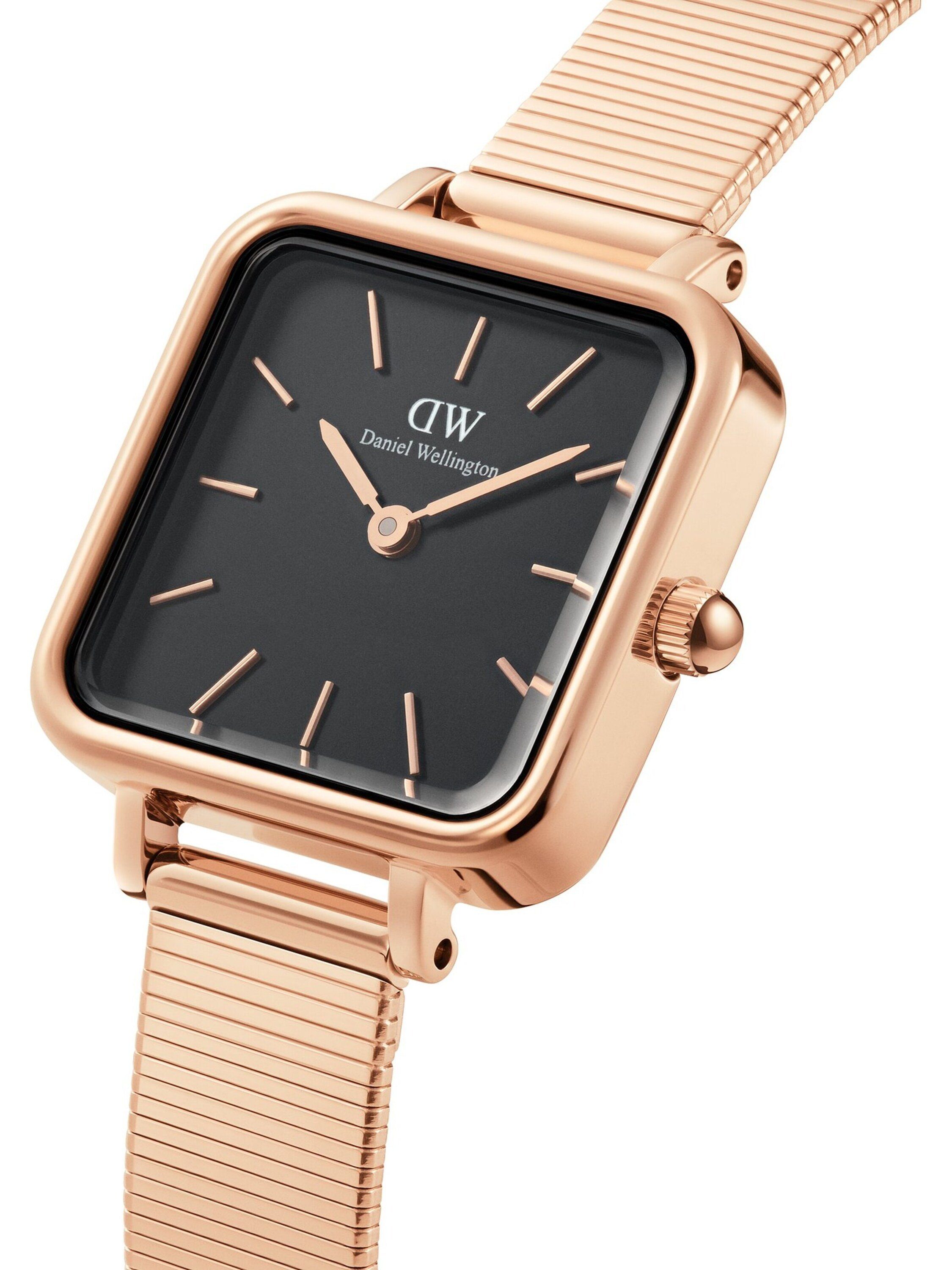Daniel Wellington Chronograph Quadro Studio RG Black, (1-tlg)