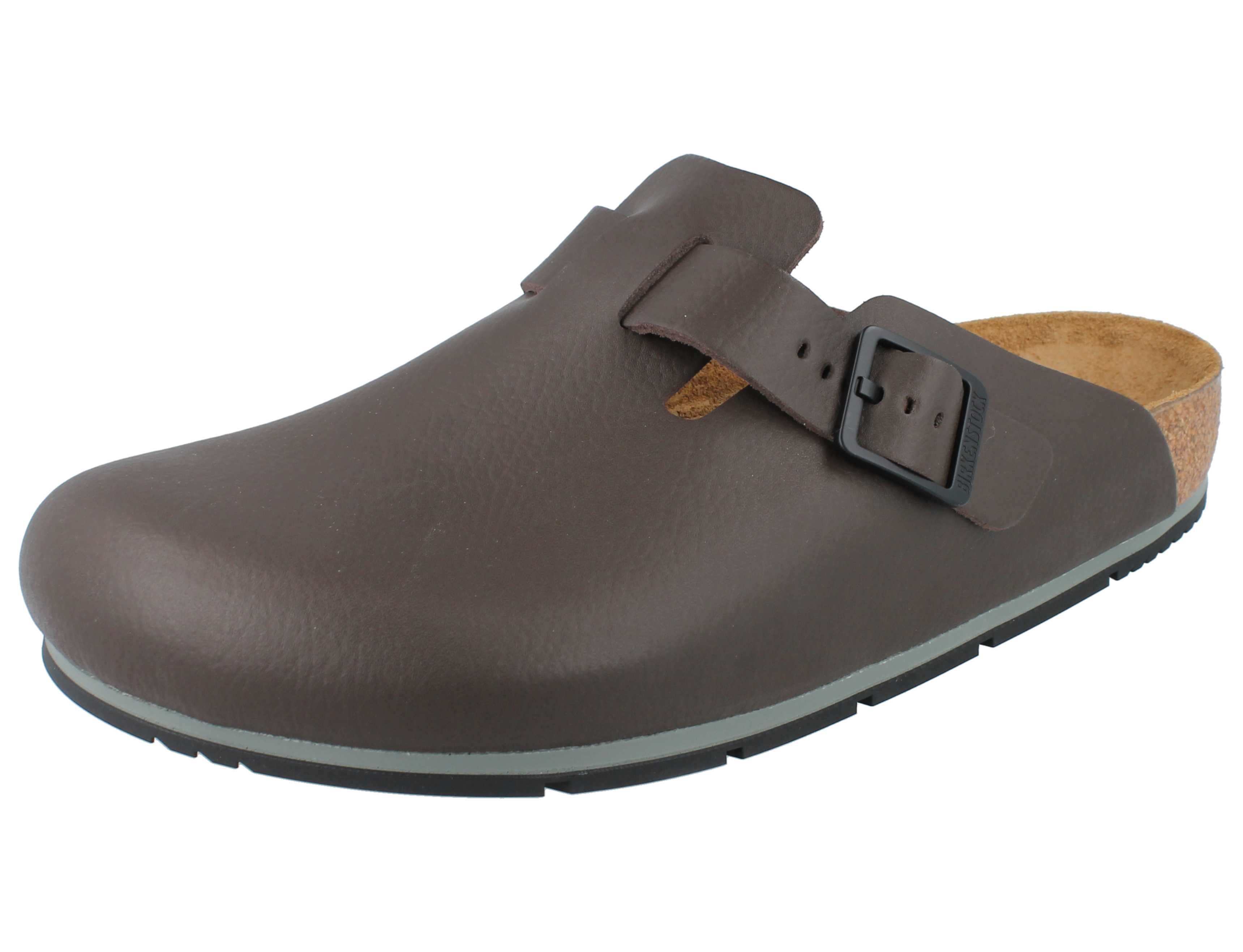 Birkenstock BIRKENSTOCK Boston Pro Herren Clogs dunkelbraun normale Weite - Clog