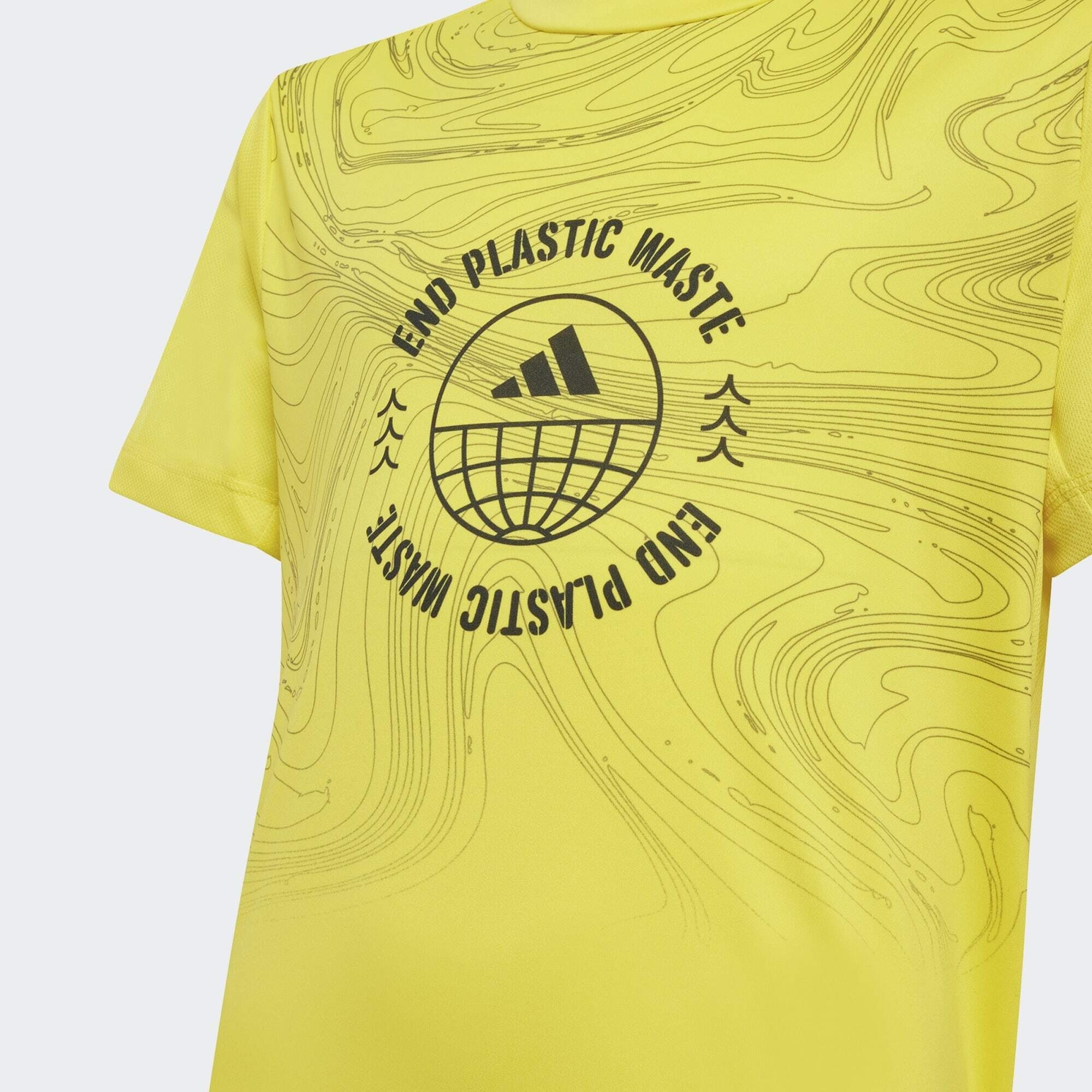 Laufshirt Shadow / Performance Yellow Navy adidas Impact