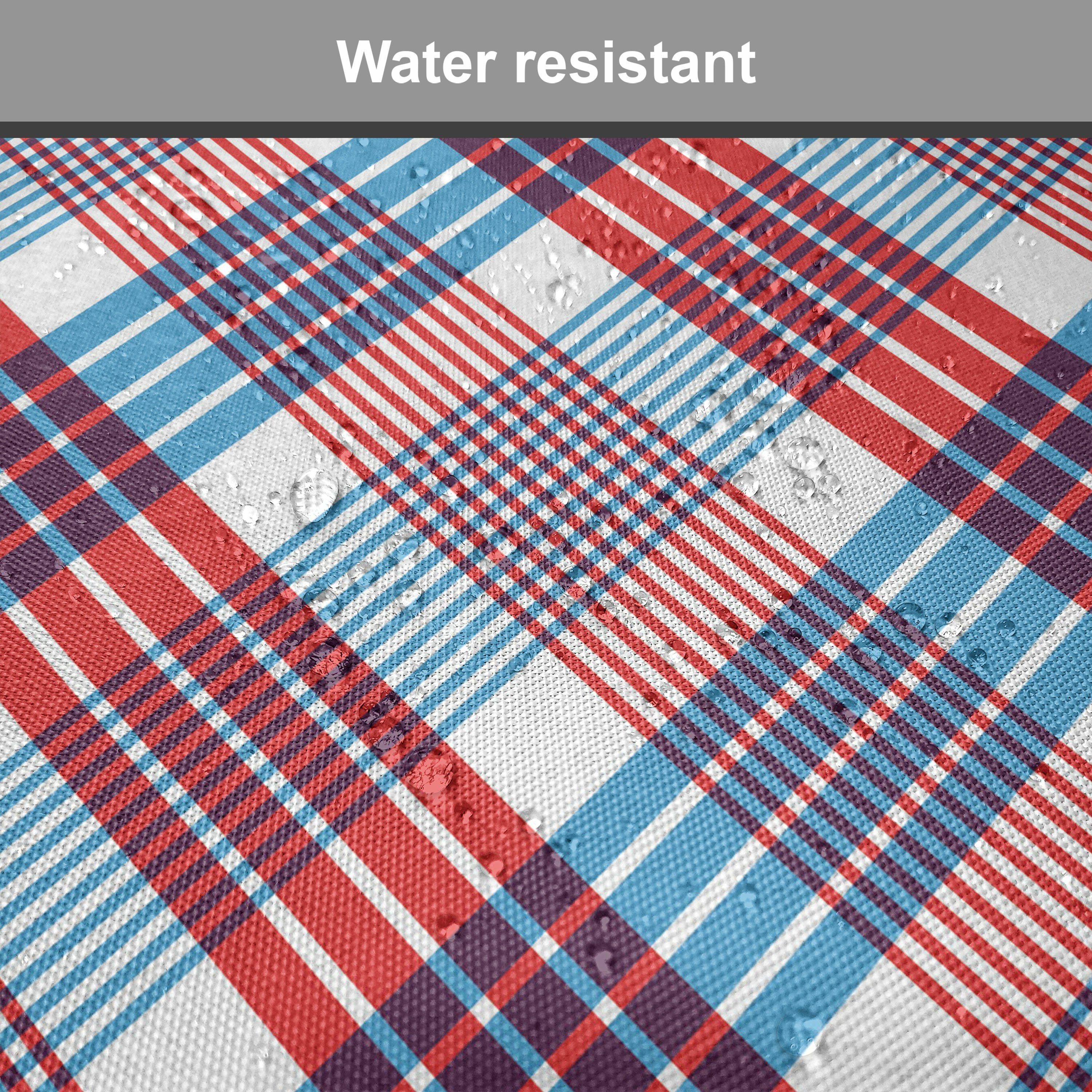 diagonalen Stuhlkissen Küchensitze, Riemen Dekoratives mit Checkered wasserfestes Plaid Linien Kissen für Abakuhaus