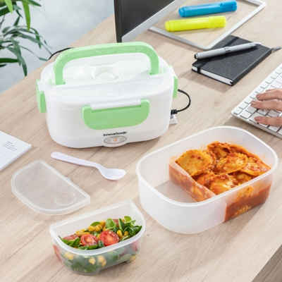 Radami Aufbewahrungsbox Elektrische Lunchbox, Vesperbox zum Aufwärmen/Warmhalten von Speisen