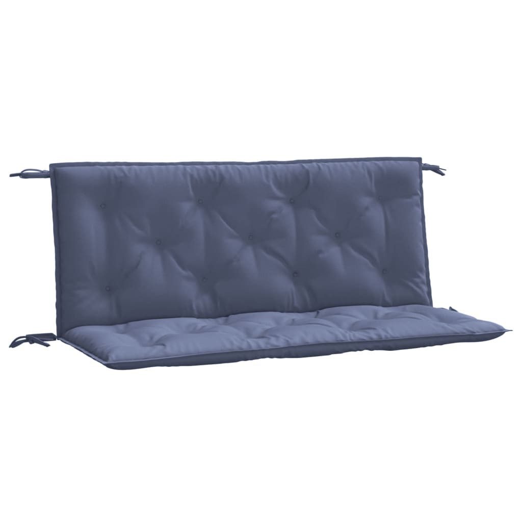 vidaXL Sitzauflage Gartenbank-Auflagen 2 Stk. Marineblau günstig online kaufen