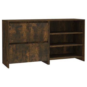 vidaXL Sideboard 2-tlg. Sideboard Räuchereiche Holzwerkstoff (2 St)