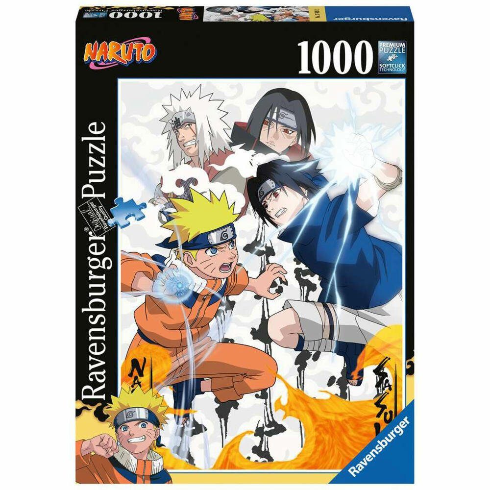 Ravensburger Puzzle Naruto vs. Sasuke 1000 Teile, 1000 Puzzleteile
