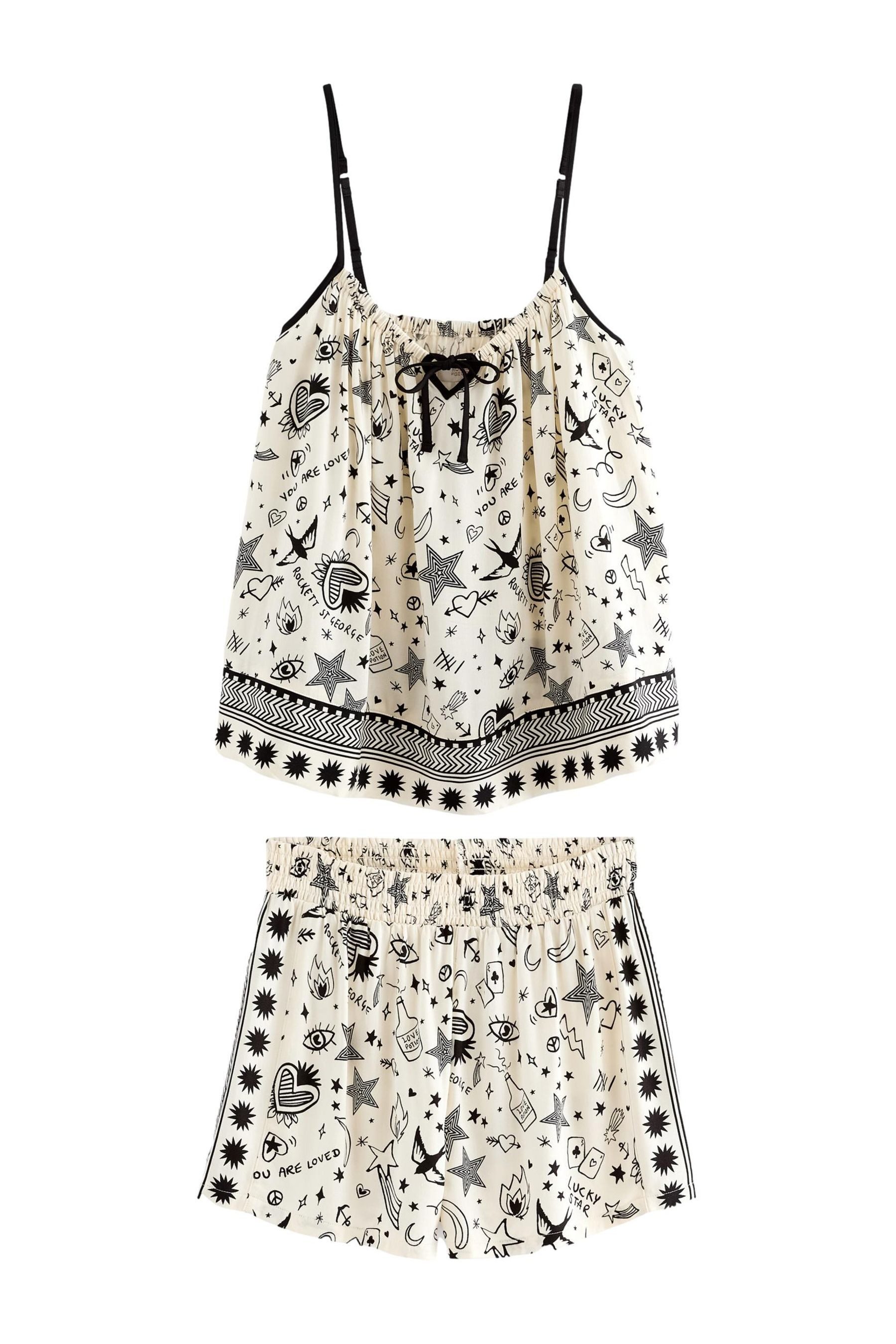 Rockett St George Pyjama Rockett St George Viskose-Trägertop und Shorts (2 günstig online kaufen