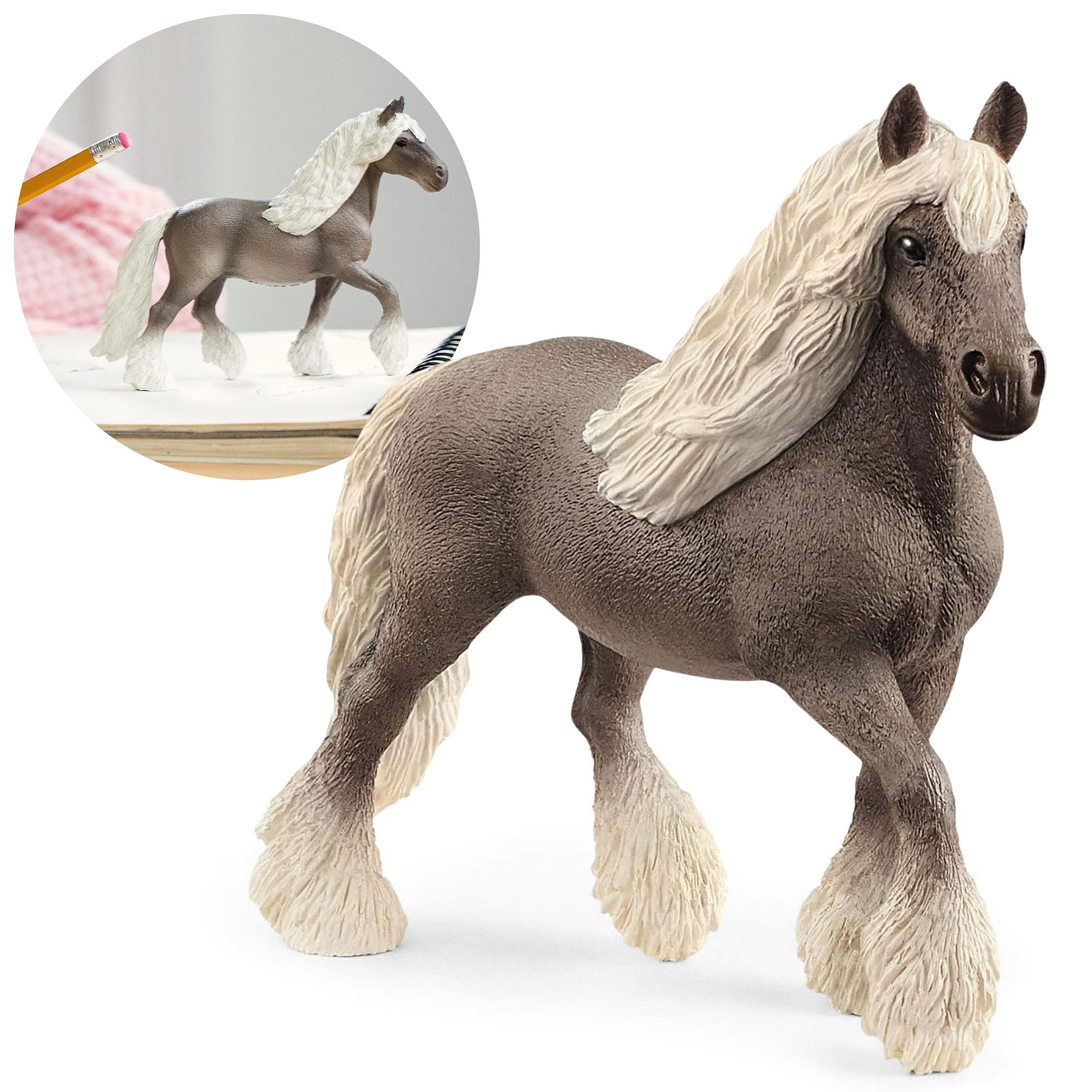 Spielfigur 13914 Schleich Farm World - Silberstute Rasse Dapple, Kinderfigur 3+