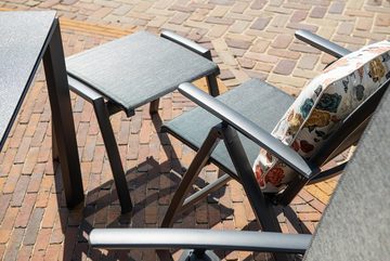 GMD Living Loungesessel GALA (1-St), Aluminium Gartenstuhl mit Klapp- und Liegefunktion