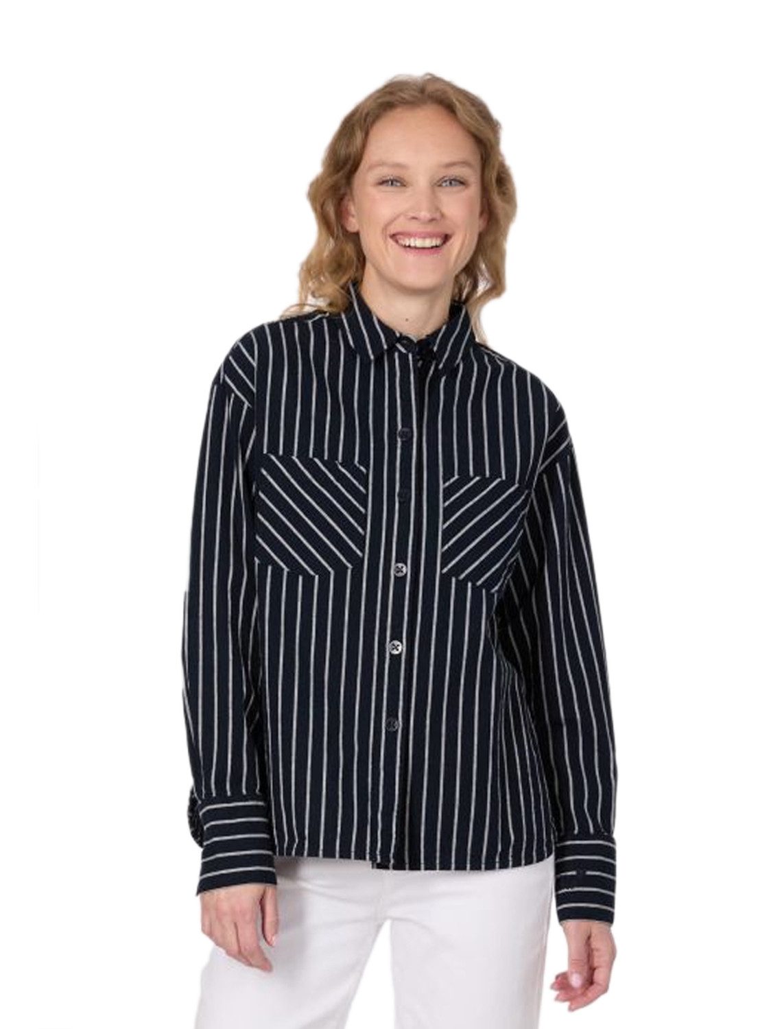Ragwear Jeansbluse Ragwear Teagan Stripes (1-tlg)