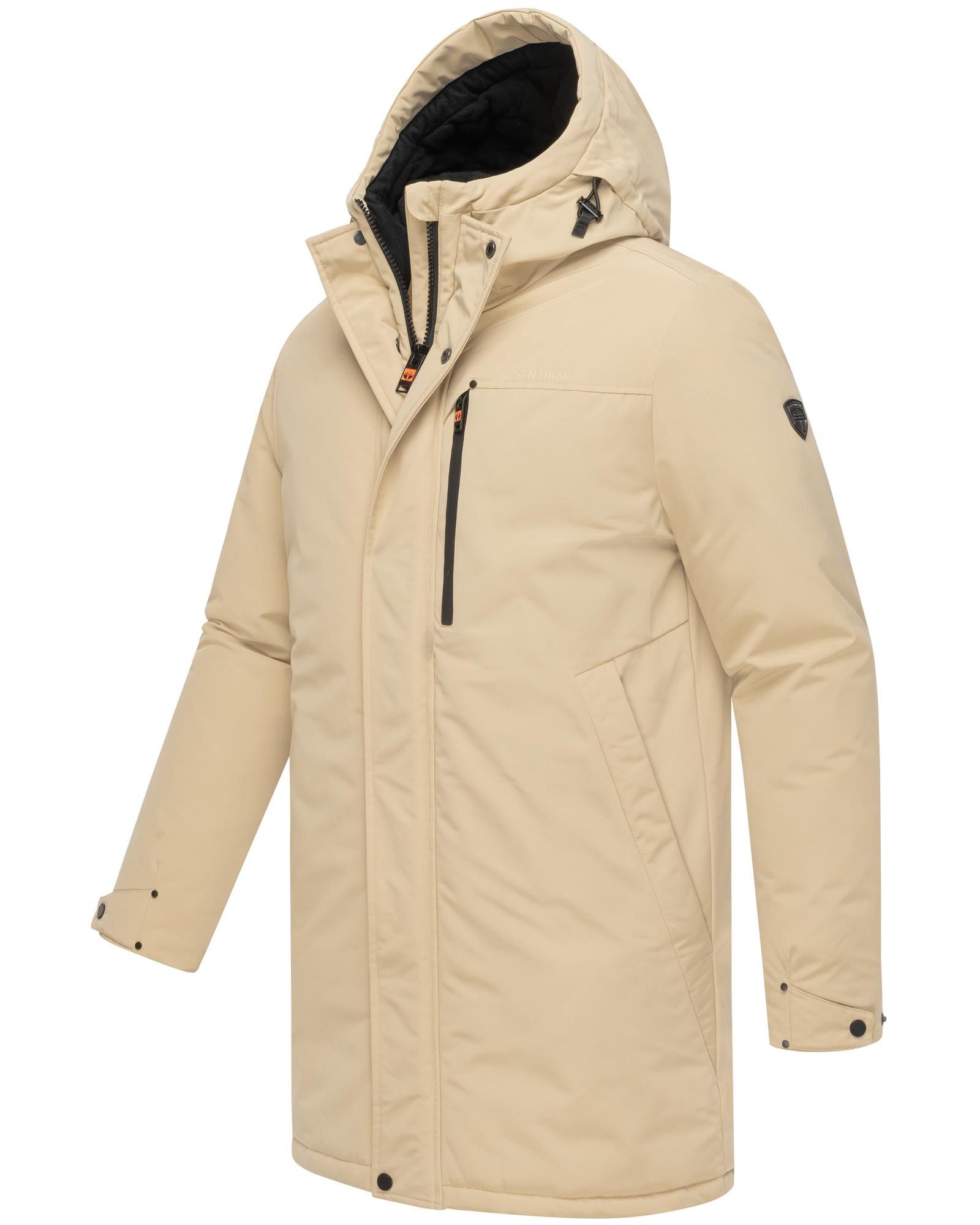 Stone Harbour Wintermantel Phinoo XX Warmer Herren Winterparka mit gefütterter Kapuze – Bild 2 von 5
