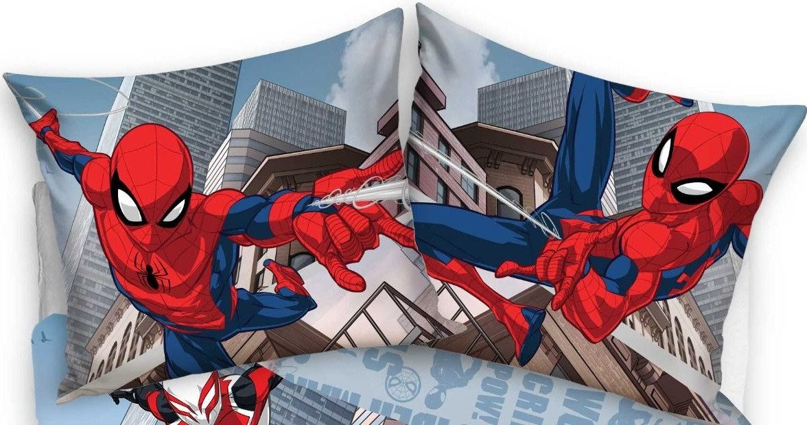 Carbotex Bettwäsche Marvel Spiderman - Wende-Bettwäsche-Set, 135x200 & 80x80, Spider-Man, Baumwolle, 100% Baumwolle – Bild 2 von 4