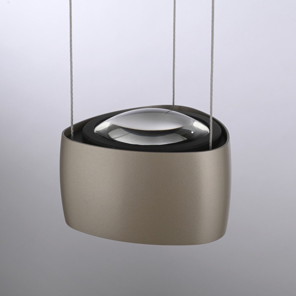 Paul Neuhaus LED Pendelleuchte LED Pendellampe Q-STRETTO, Farbtemperaturregelung (CCT), dimmbar höhenverstellbar, 2xLED/9,5Watt, warmweiss-kaltweiß (CCT), höhenverstellbar Up&Down Licht höhenverstellbar