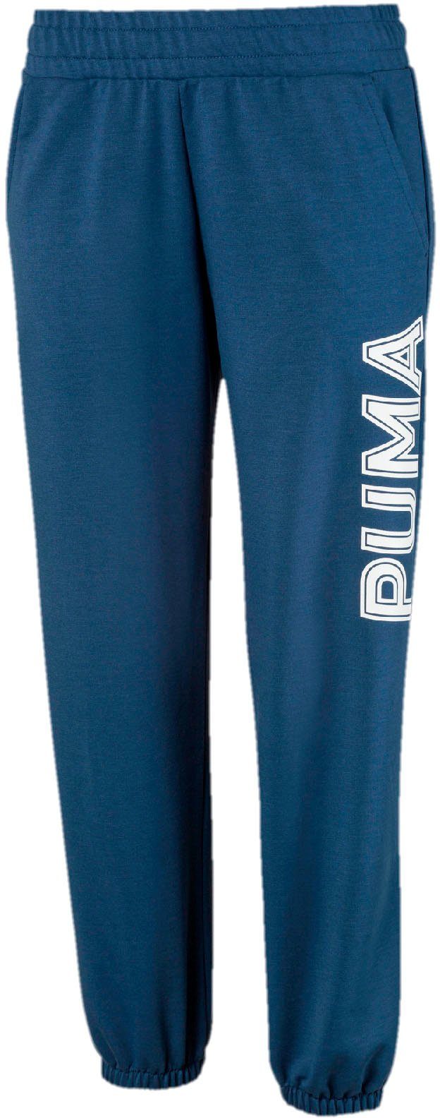 puma jogginghose damen blau