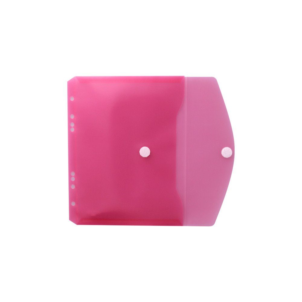 EXXO by HFP Organisationsmappe 10 Stück Dokumententaschen A5, aus PP (10-St), mit EURO-Lochung, Abheftrand, Klappe und Klettverschluss