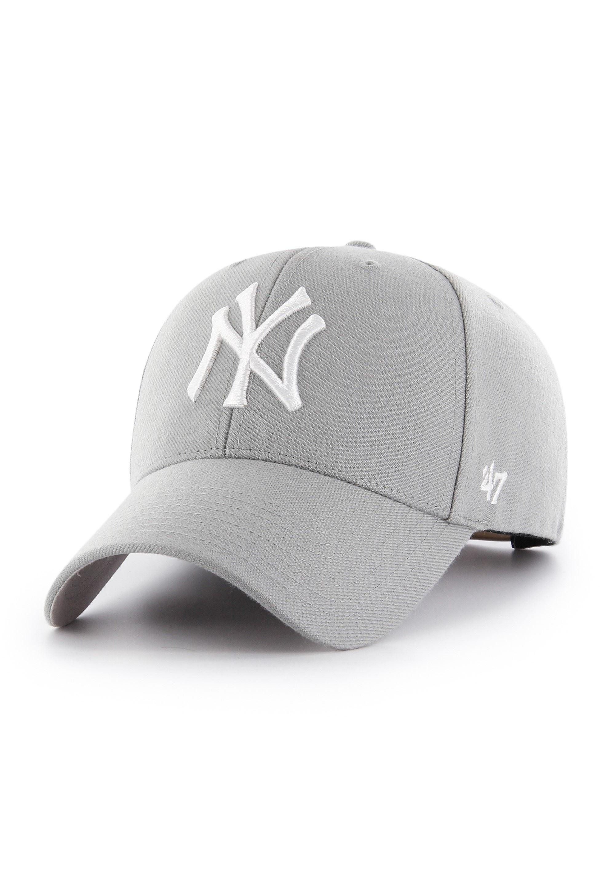 '47 Brand Baseball Cap New York Yankees MLB Most Value P. Hellgrau Verstellbare Snapback Cap (1-St)