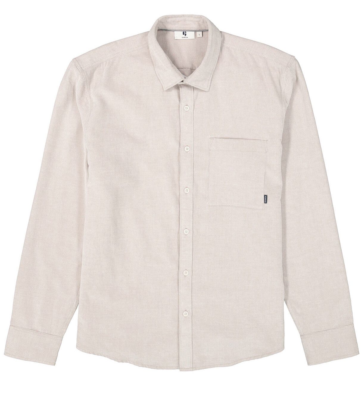 Garcia Langarmhemd Garcia Herren Cordhemd - sand (1-tlg)