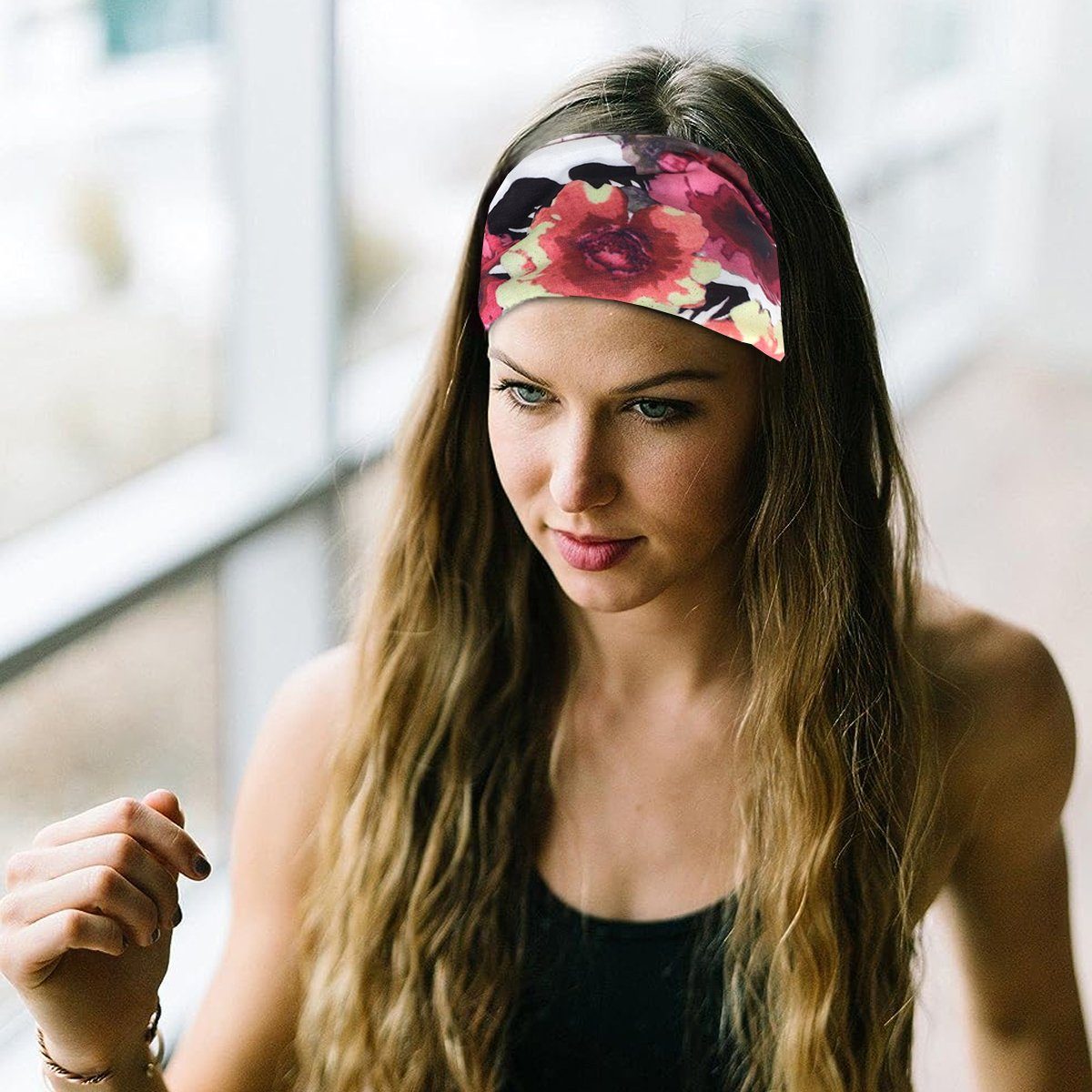 Sport,Dünn, für Jormftte Sommer Workout Haarband Stirnband Mehrfarbig2 Yoga Damen