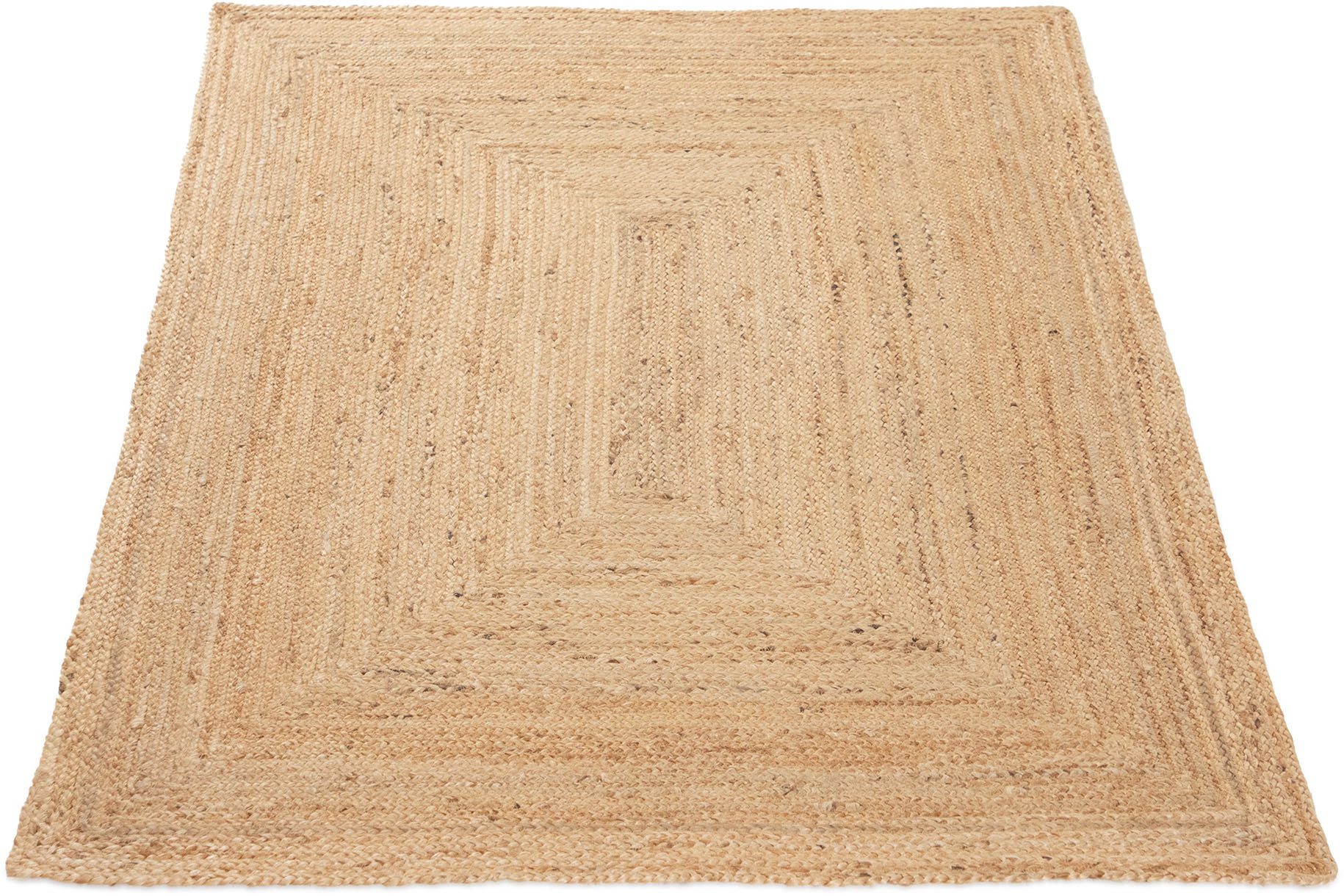 carpetfine Teppich Nele Juteteppich Naturfaser, rechteckig, günstig online kaufen
