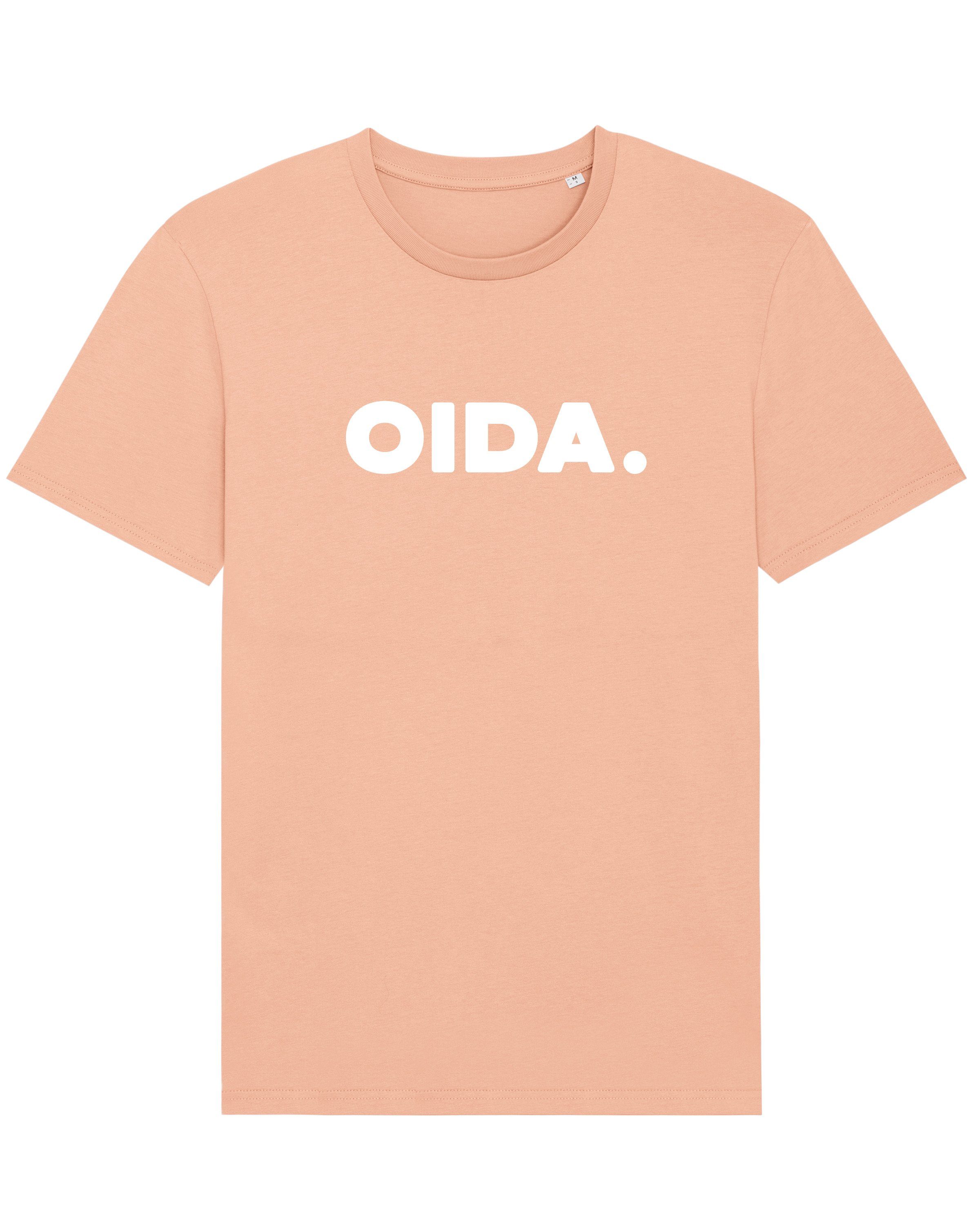 (1-tlg) Print-Shirt Oida Fraiche Peche Apparel wat?