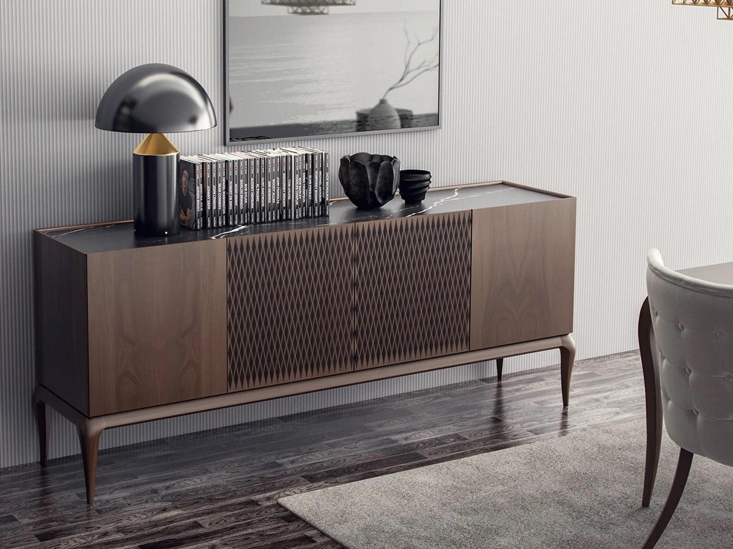 Xlmoebel Sideboard Modernes Holzsideboard mit elegantem Design und großzügigem Stauraum (1 St., Sideboard), Hergestellt in Europa
