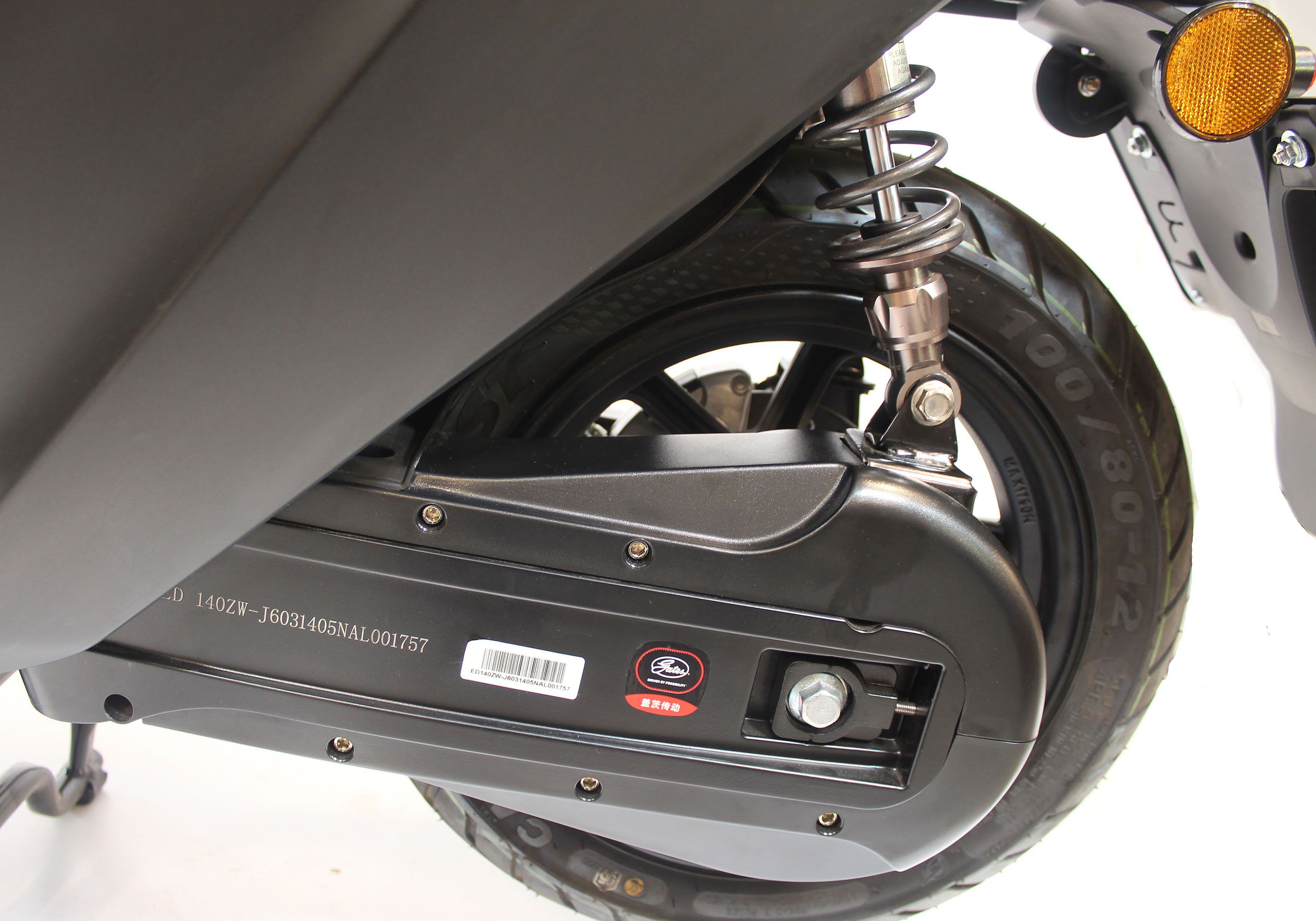 80 E-Motorroller E2MAX Ecooter SAXXX schwarz 75km/h, km/h