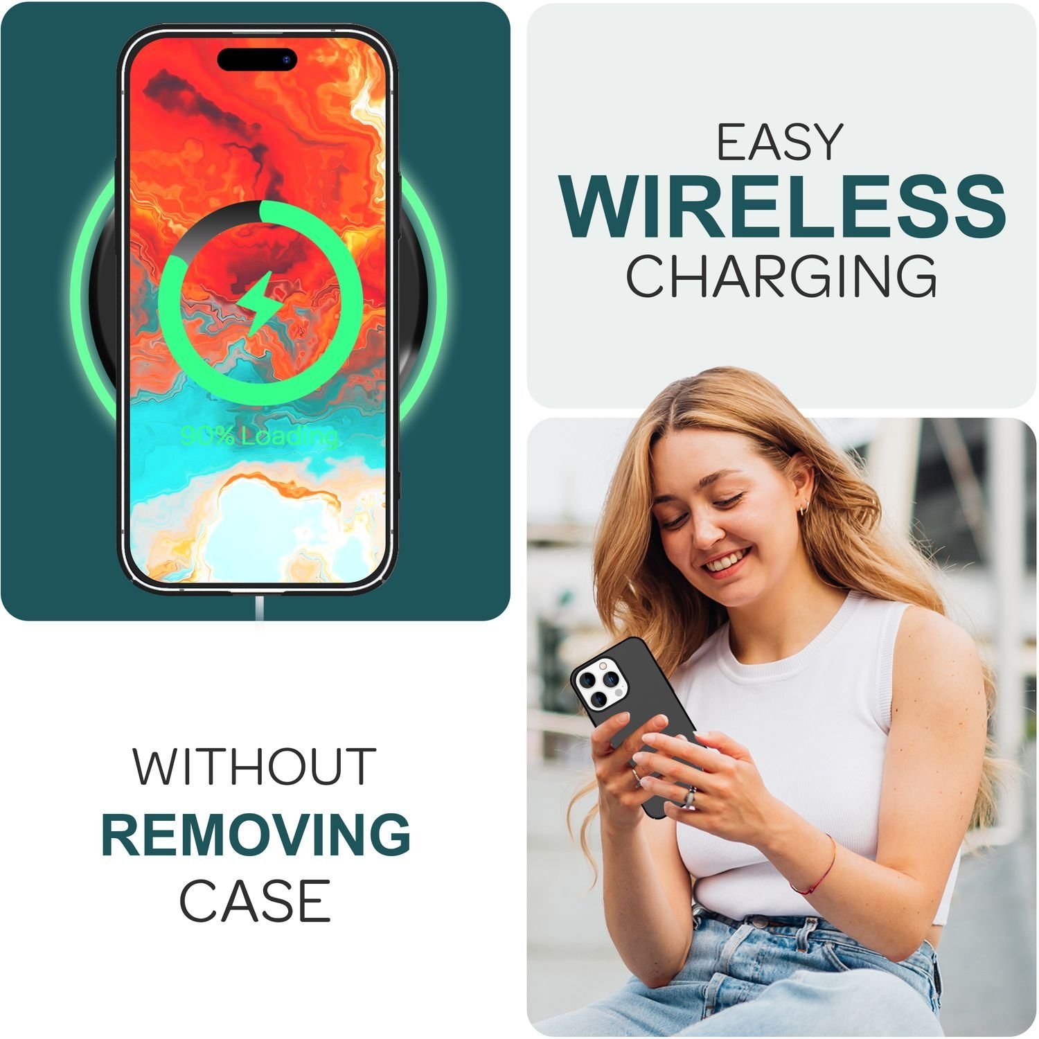 Nalia Smartphone-Hülle Apple iPhone 15 Pro Max 17 cm (6,7 Zoll), Ultra Dünne Hülle / Matt Hardcase / 0,5mm Slim-Fit / Anti-Fingerprint