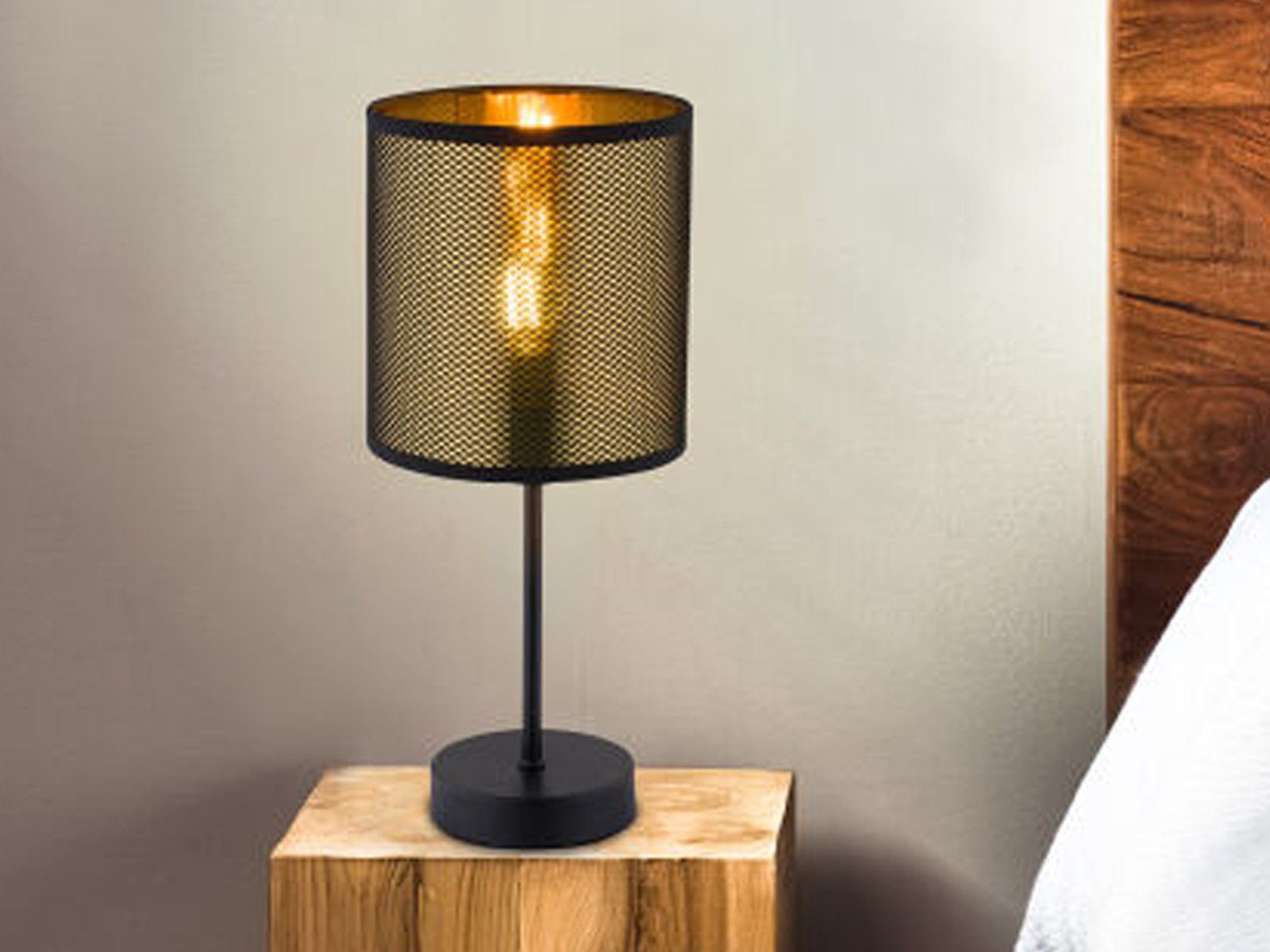 meineWunschleuchte LED Tischleuchte, Designer Lampen ausgefallene
