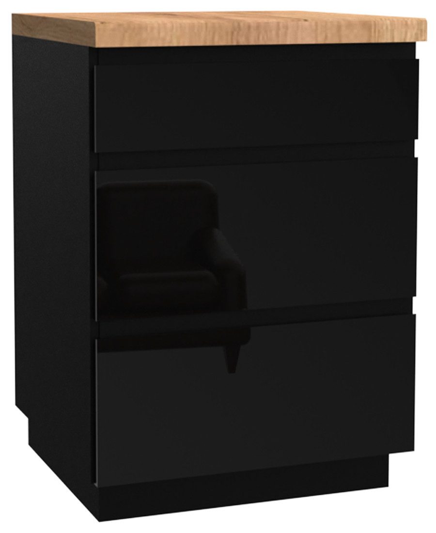 OMILI Unterschrank UD3-60 (OMEGA Serie, Schubladenschrank) günstig online kaufen