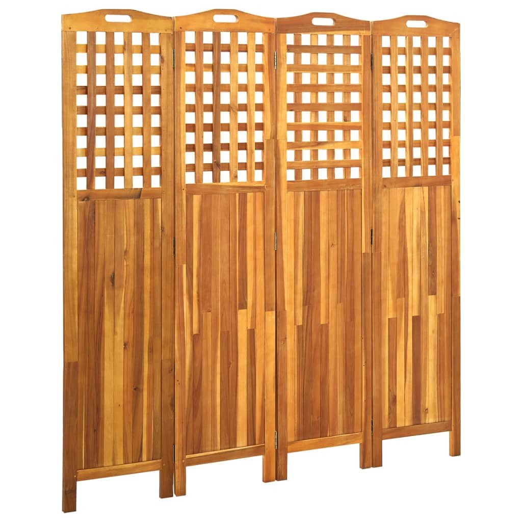 vidaXL Перегородки 4-teiliger Перегородки 161x2x170 cm Massivholz, 1-tlg.