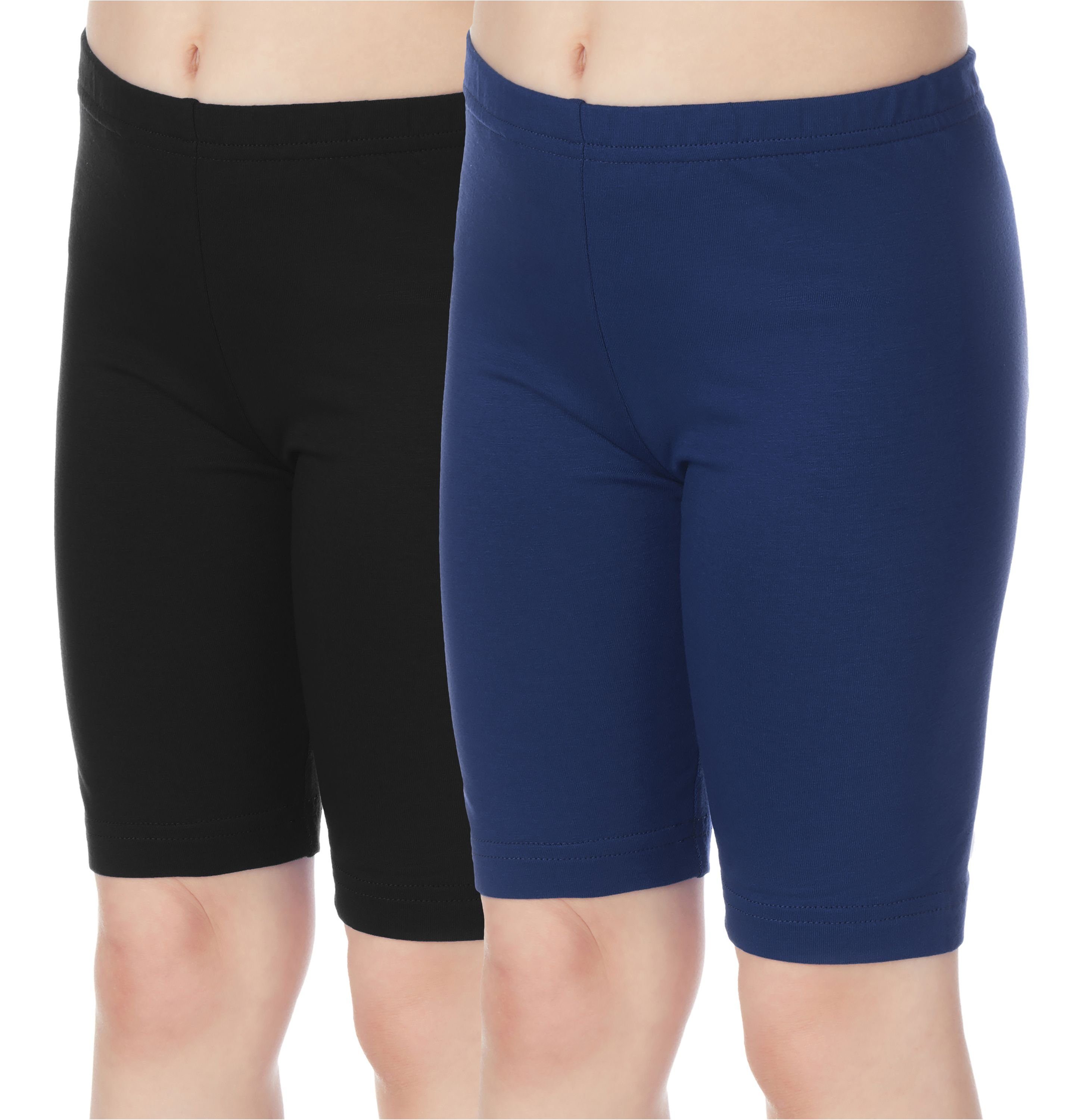 Leggings Mädchen Kurze Leggings aus Viskose MS10-132 2-Pack
