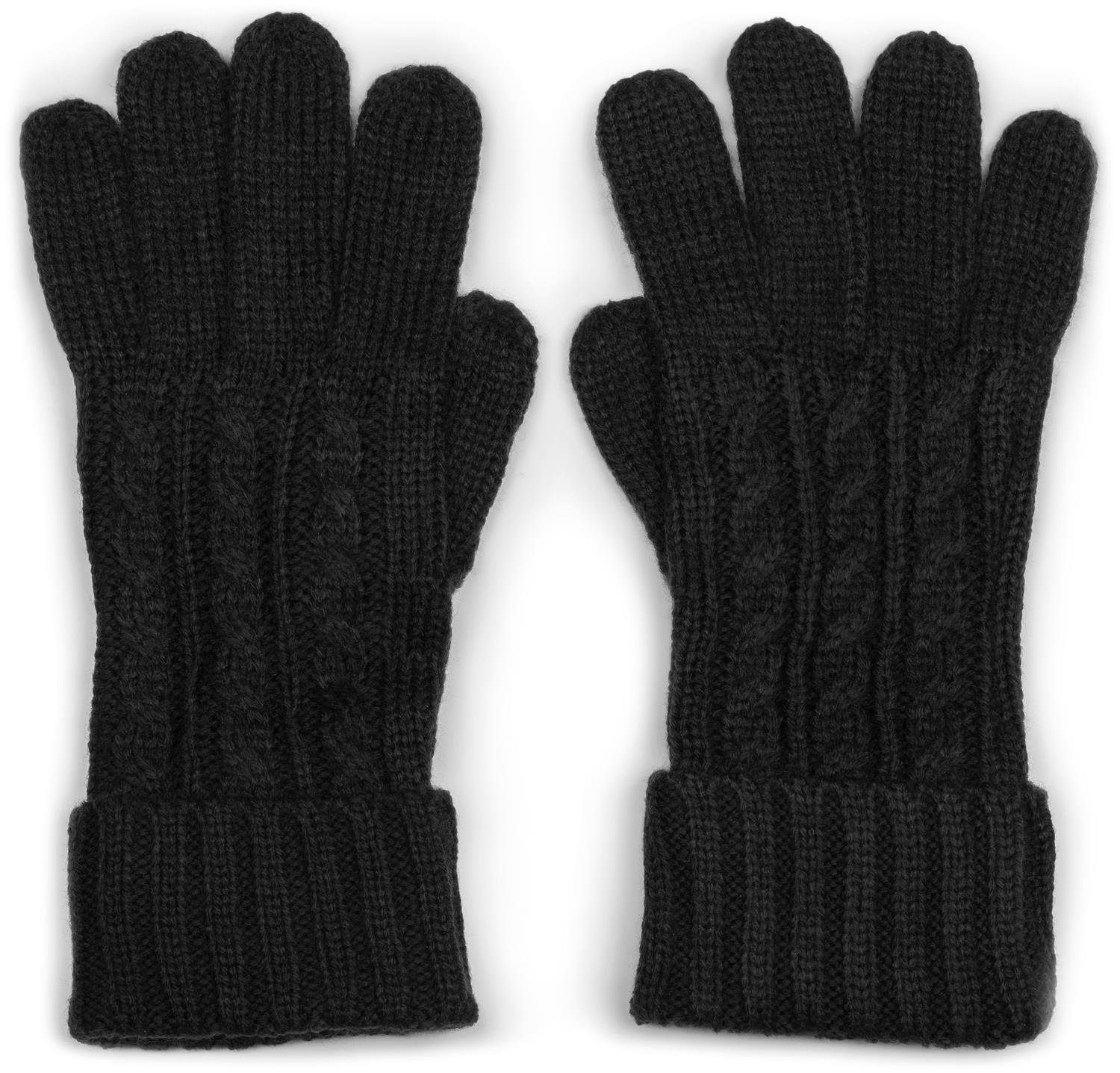 styleBREAKER Strickhandschuhe Strickhandschuhe mit Zopfmuster