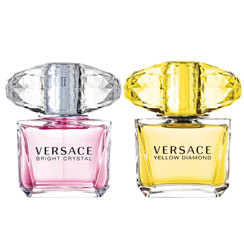 Versace Duft-Set Geschenkset 30ml Yellow Diamond EDT + 30ml Bright Crystal EDT