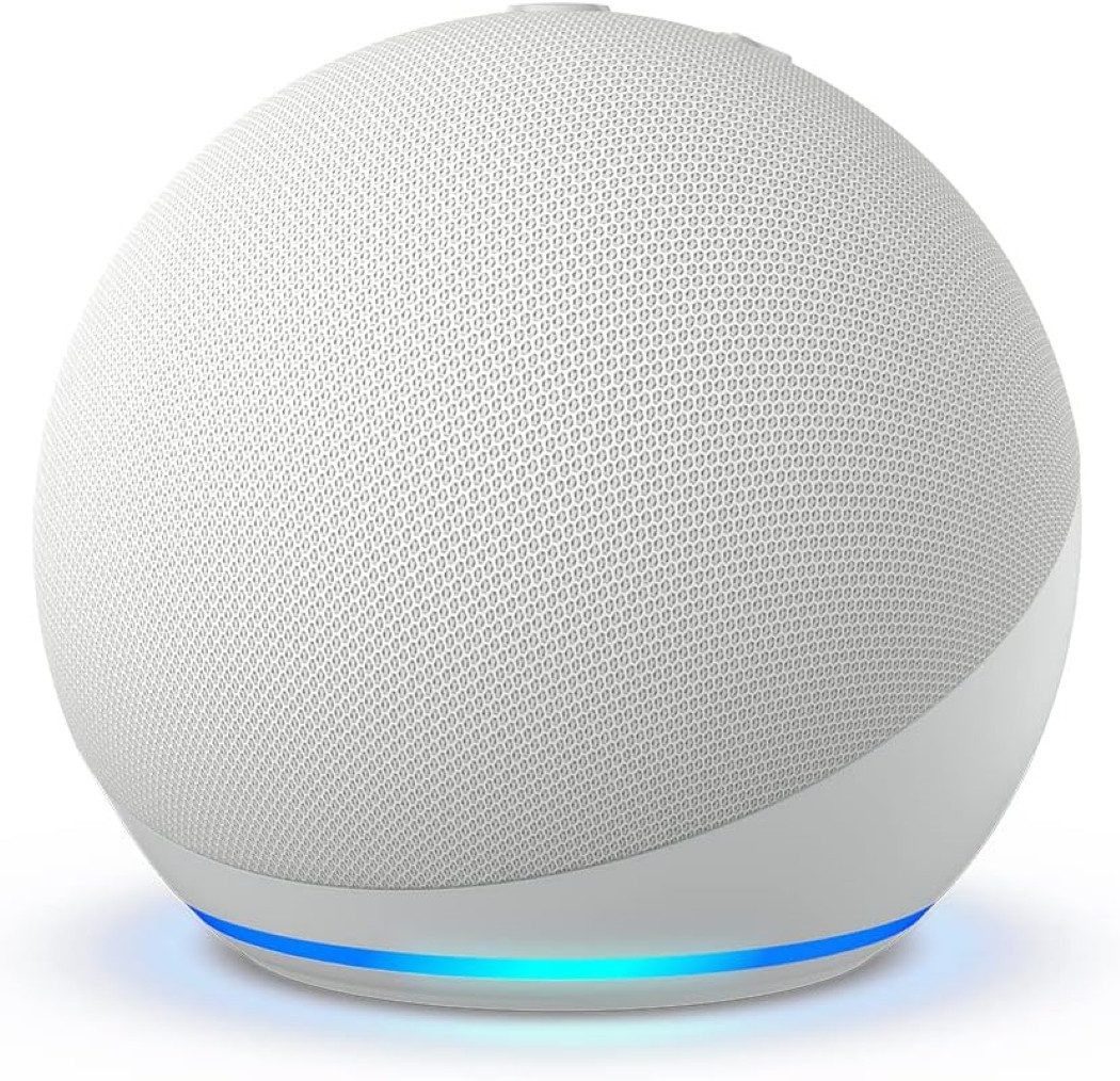 Amazon Echo Dot 5. Generation Weiß Bluetooth-Lautsprecher (1.6 W, Smart-Home-Steuerung)