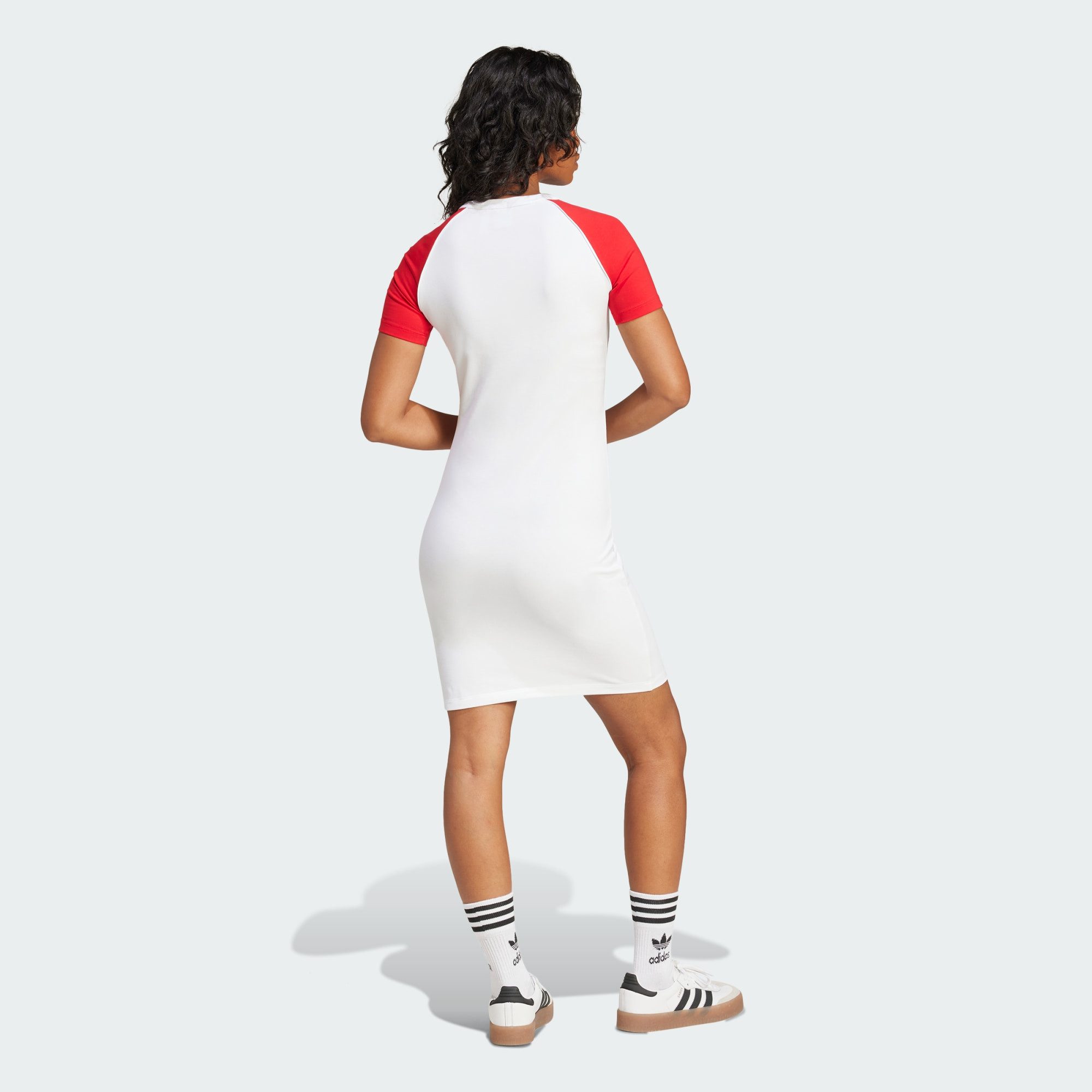 adidas Originals Midikleid ADICOLOR 3-STREIFEN RAGLAN günstig online kaufen
